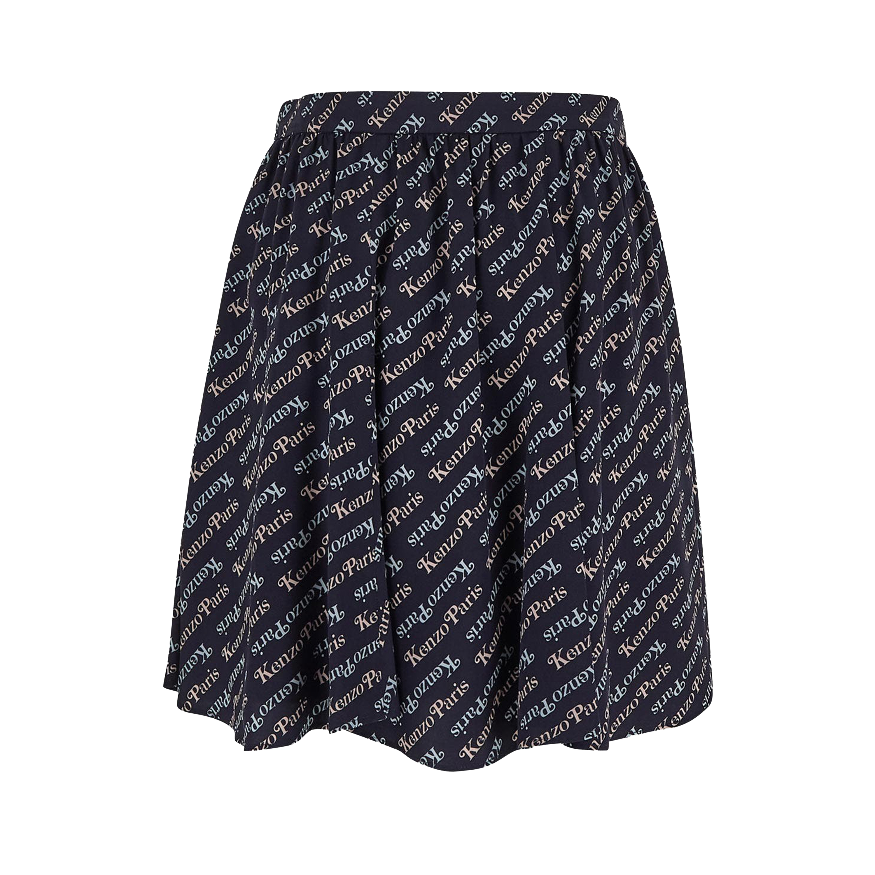 Falda Negro Kenzo Paris Multilogo