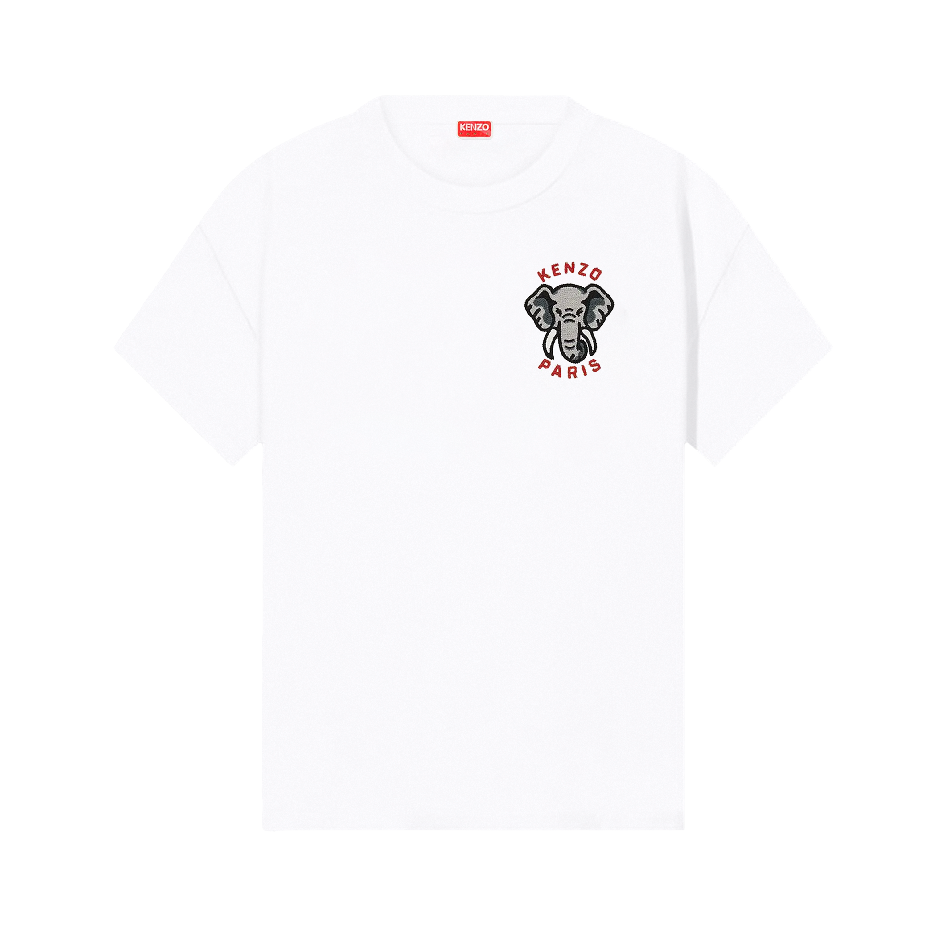 Camiseta Blanca Kenzo Elephant
