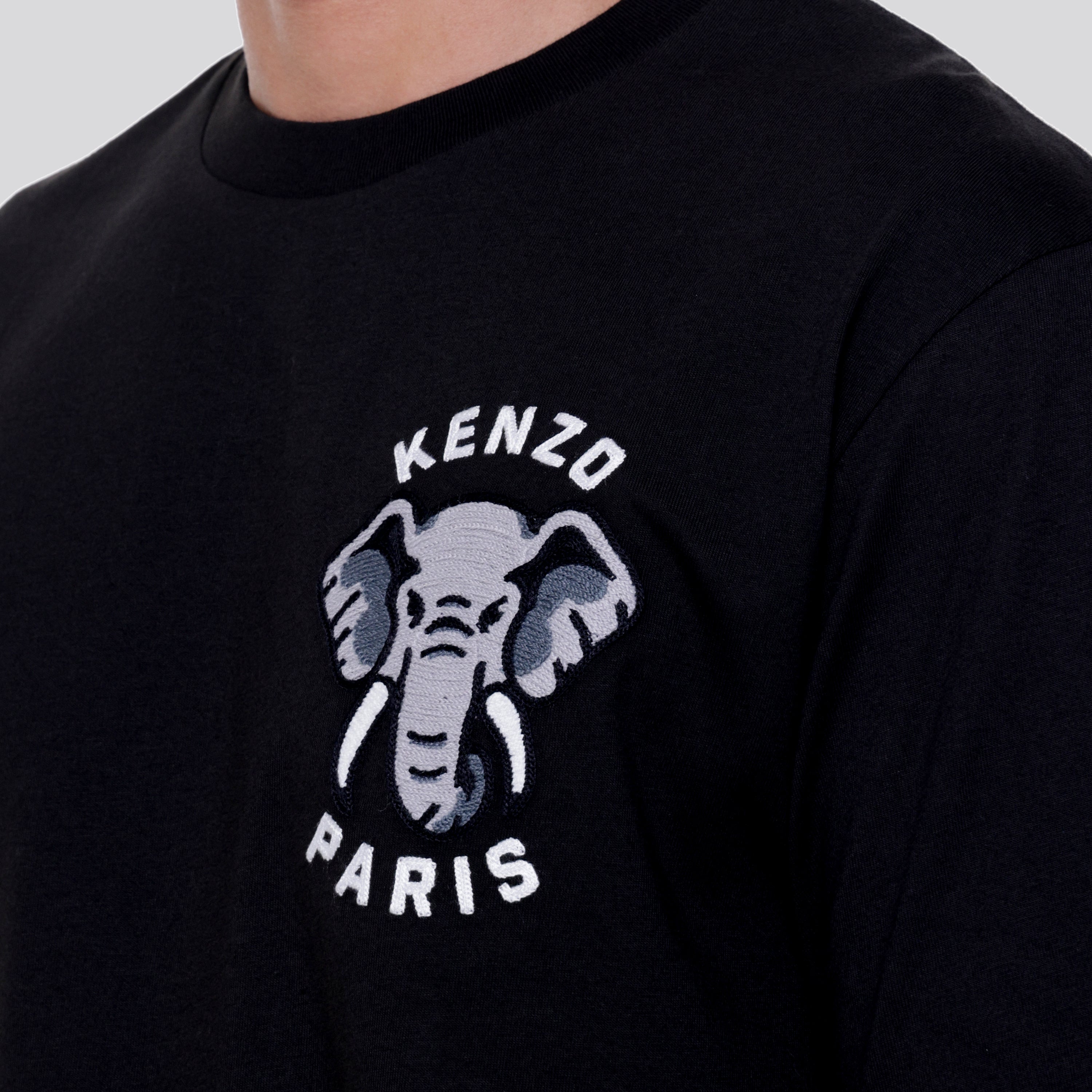 Camiseta Negra Kenzo Elephant