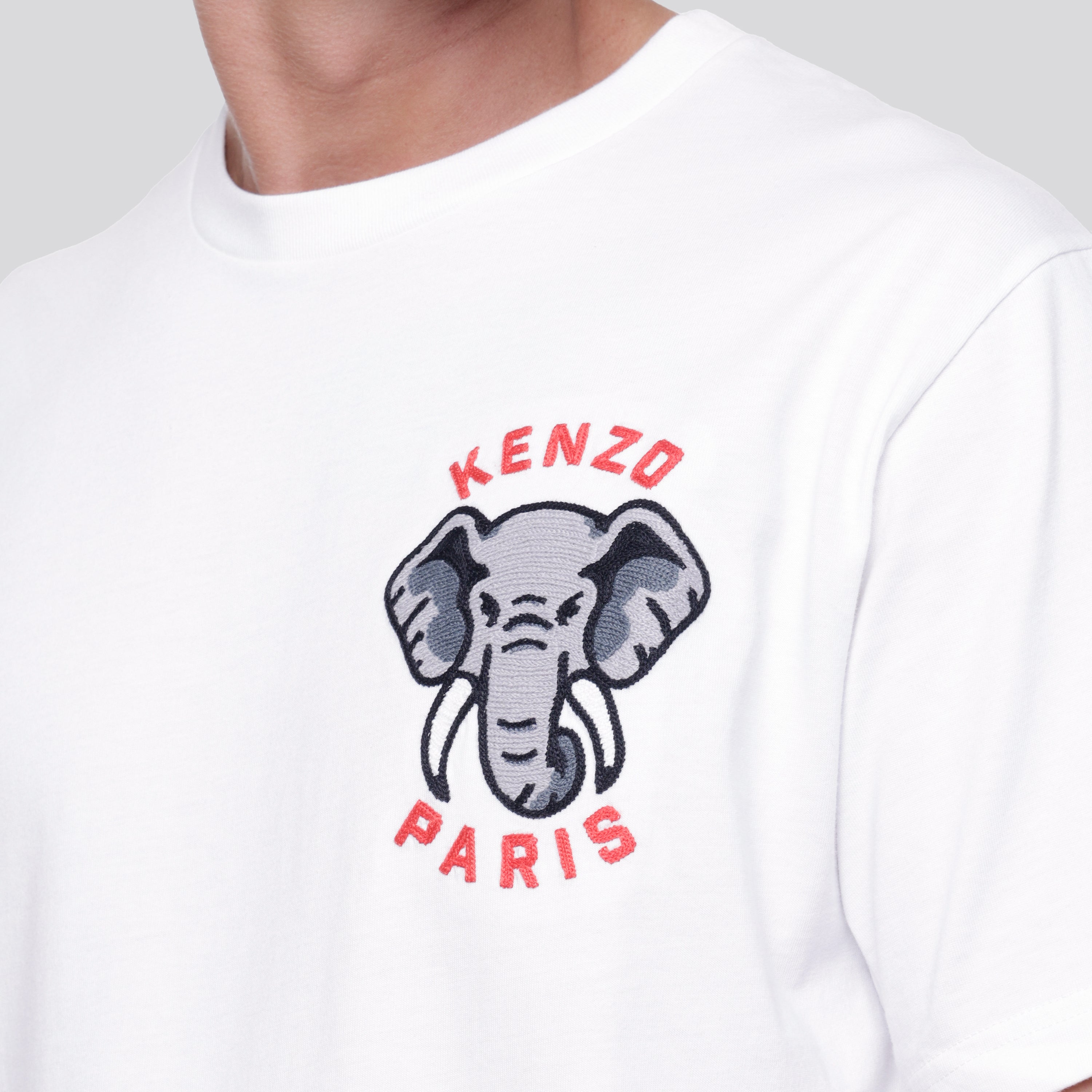 Camiseta Blanca KENZO Elephant