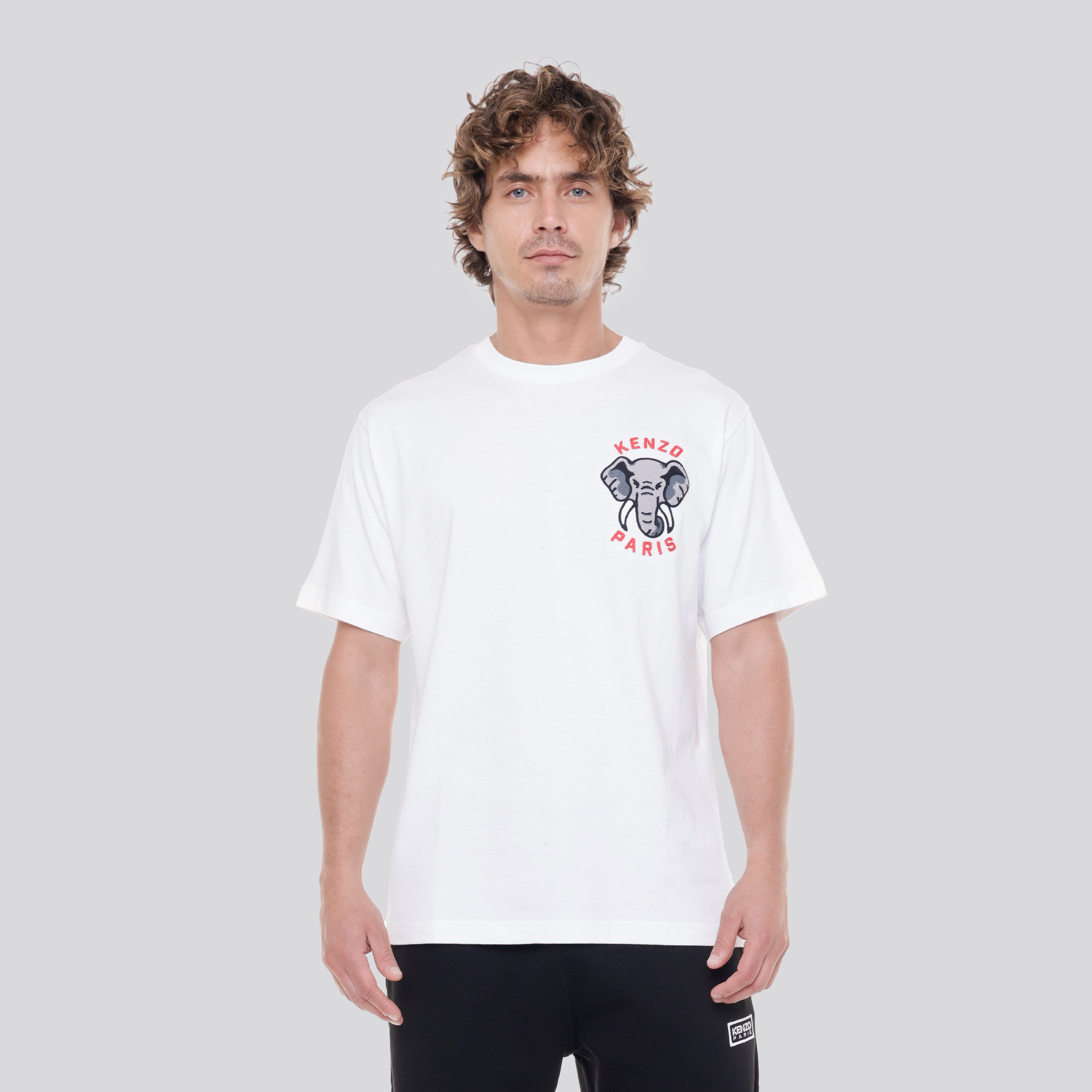 Camiseta Blanca KENZO Elephant