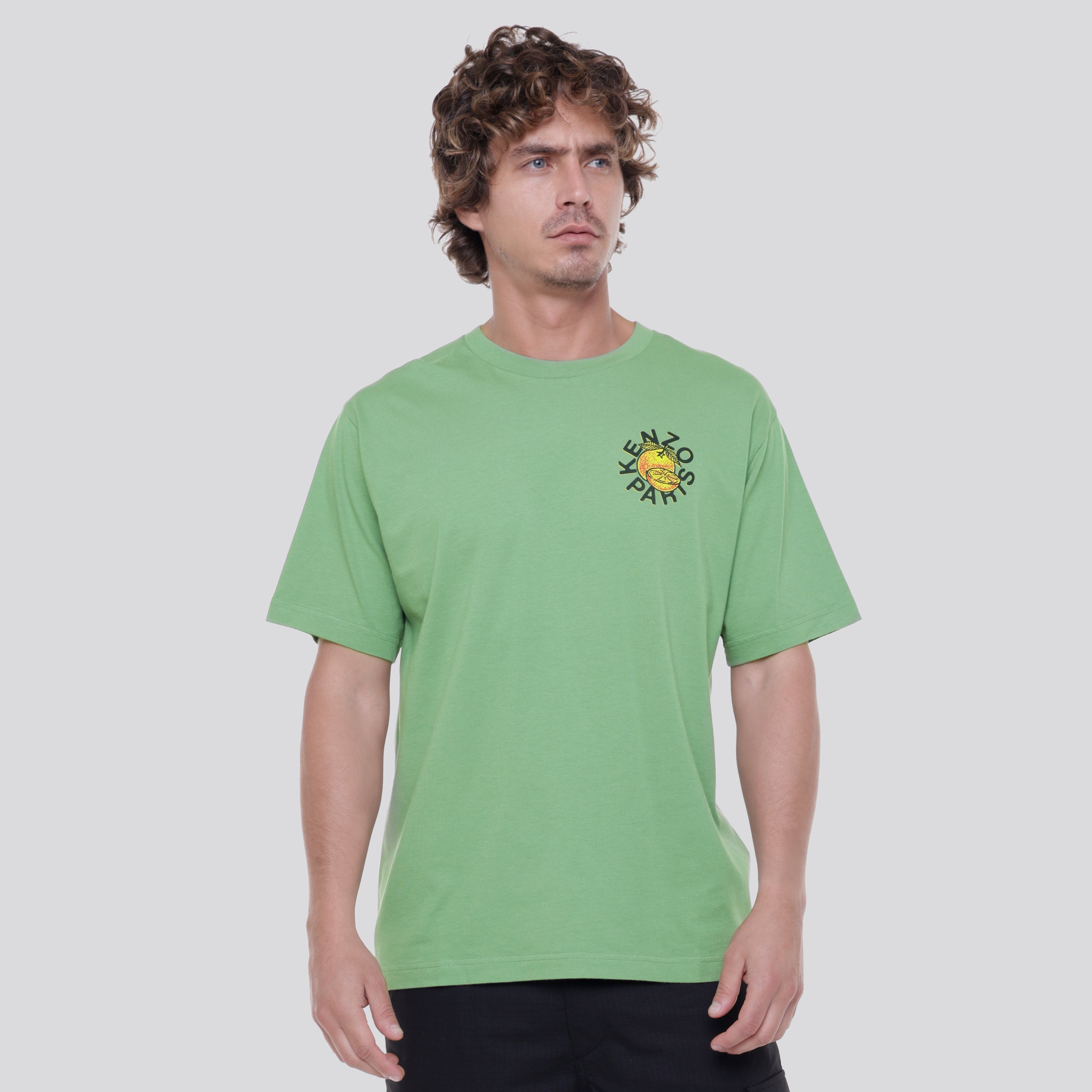 Camiseta Verde Kenzo Orange