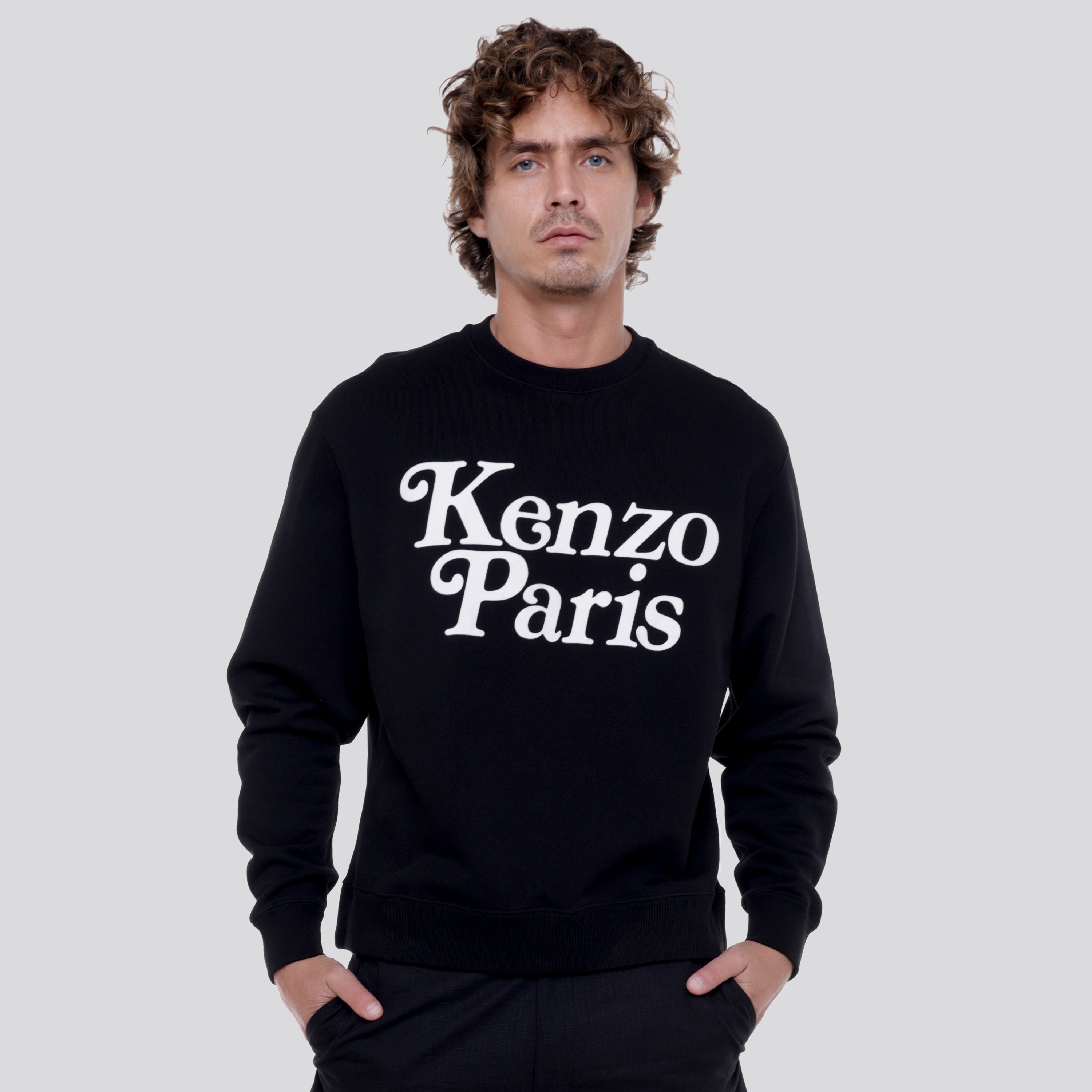 Buzo Negro Kenzo Blanco Paris