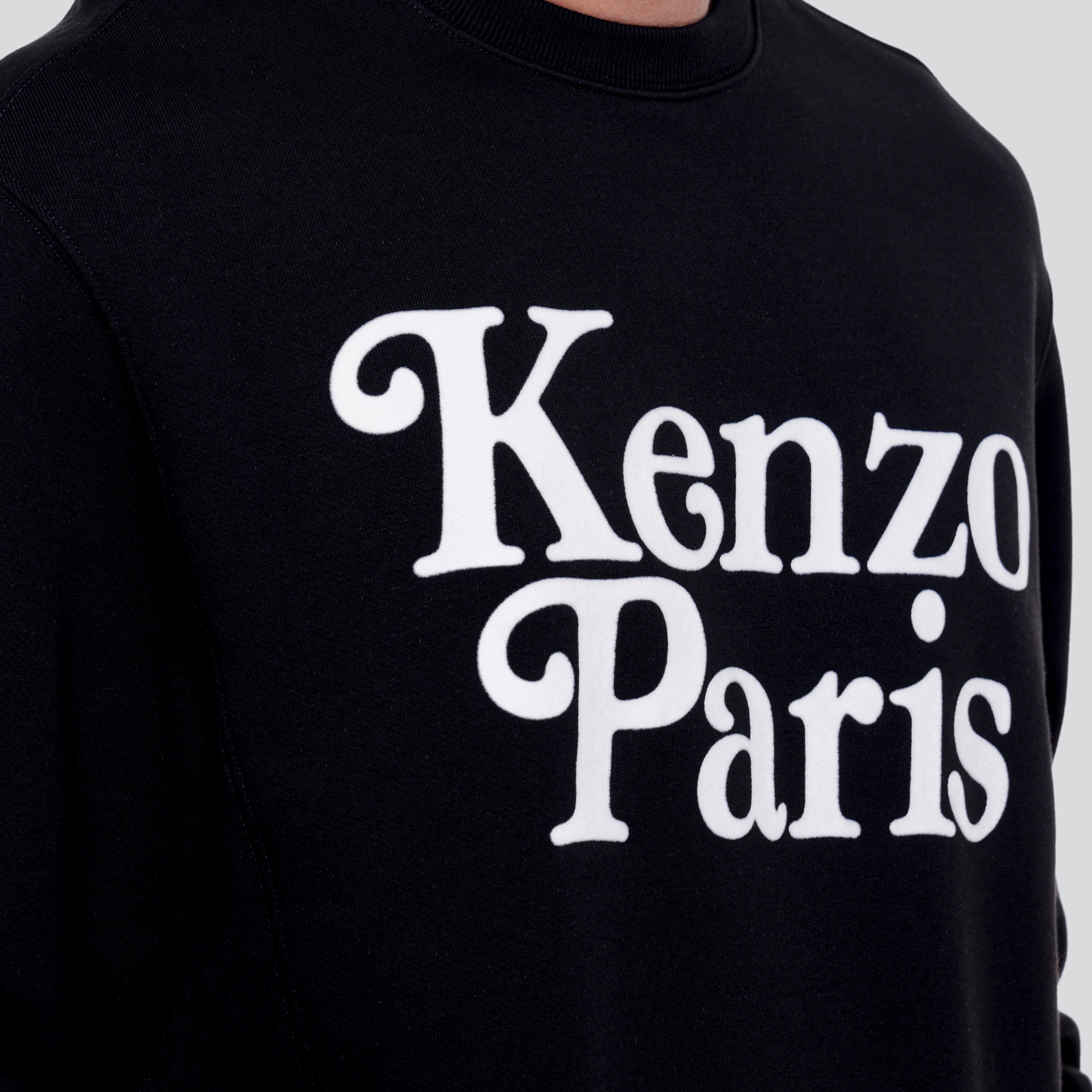 Buzo Negro Kenzo Blanco Paris