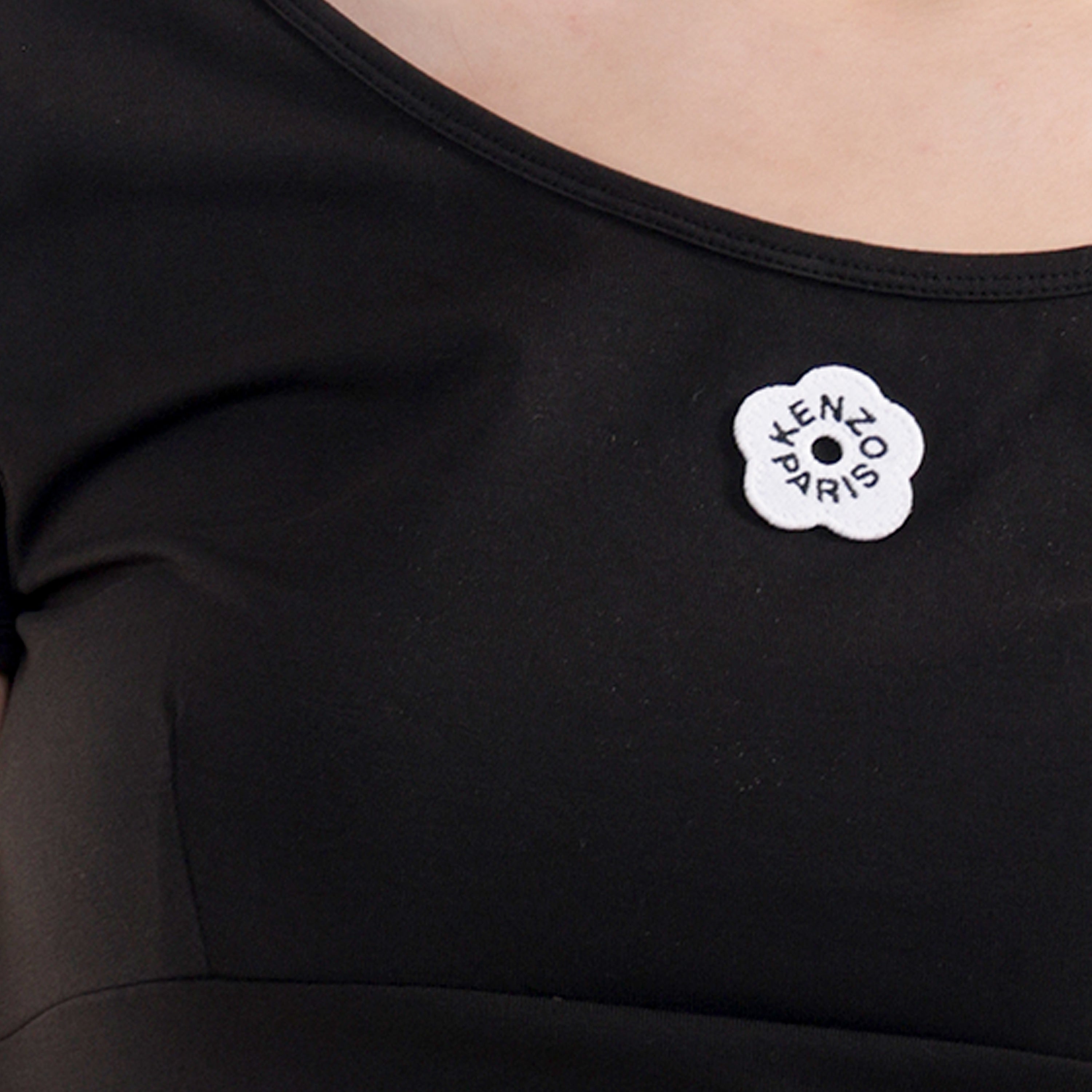 Vestido Negro Kenzo Flower