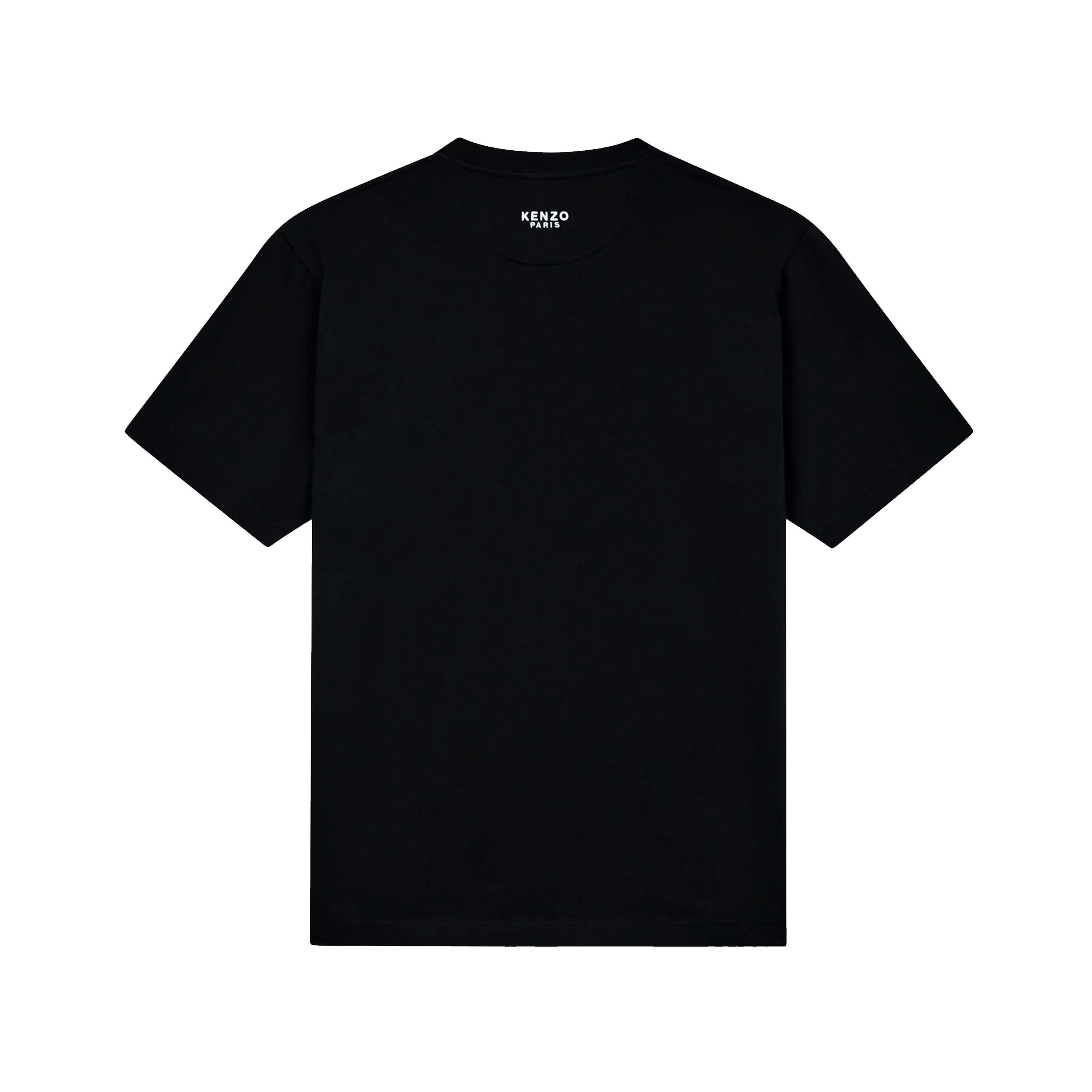 Camiseta Negra Kenzo Flower Logo