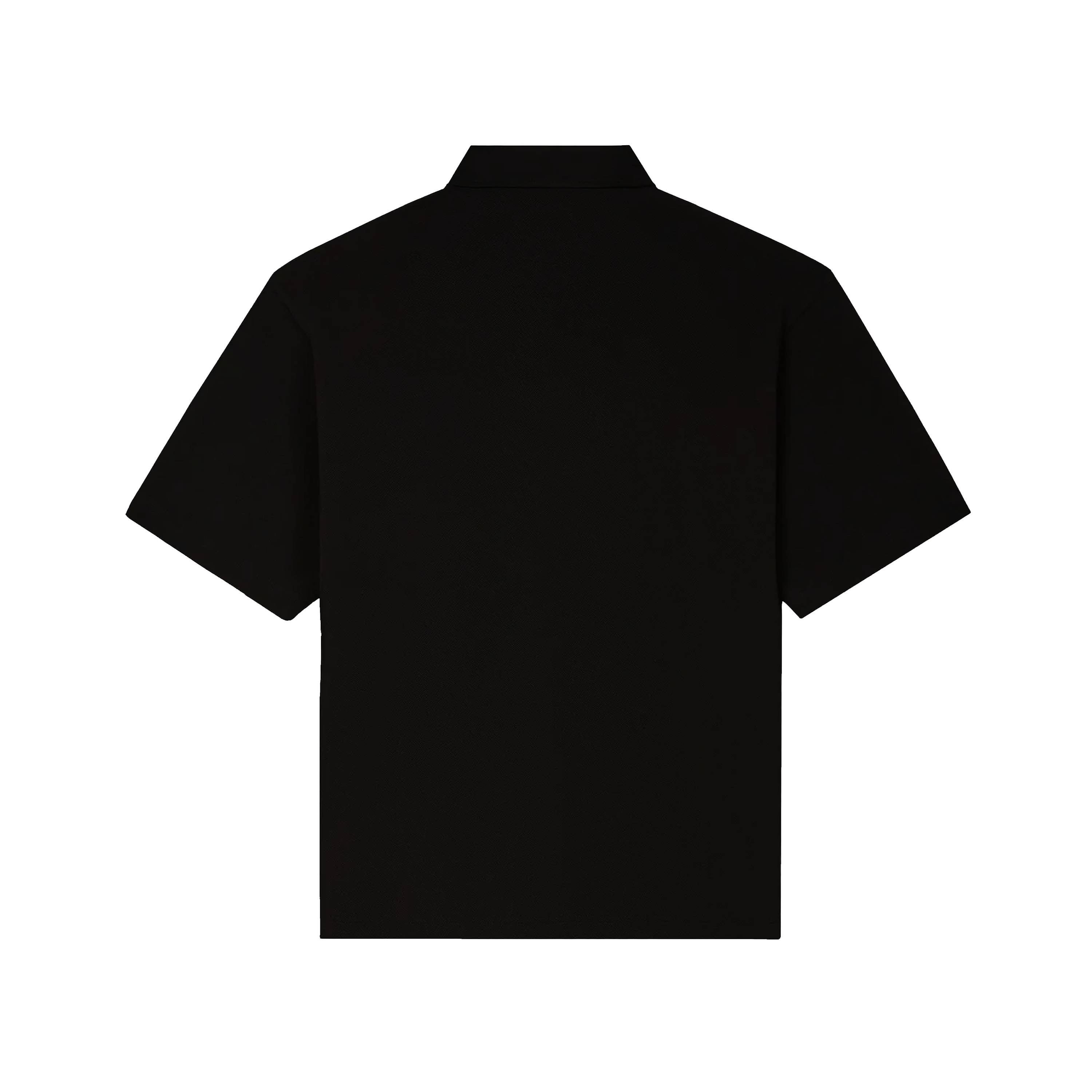 Camiseta Tipo Polo Negra Kenzo Flower