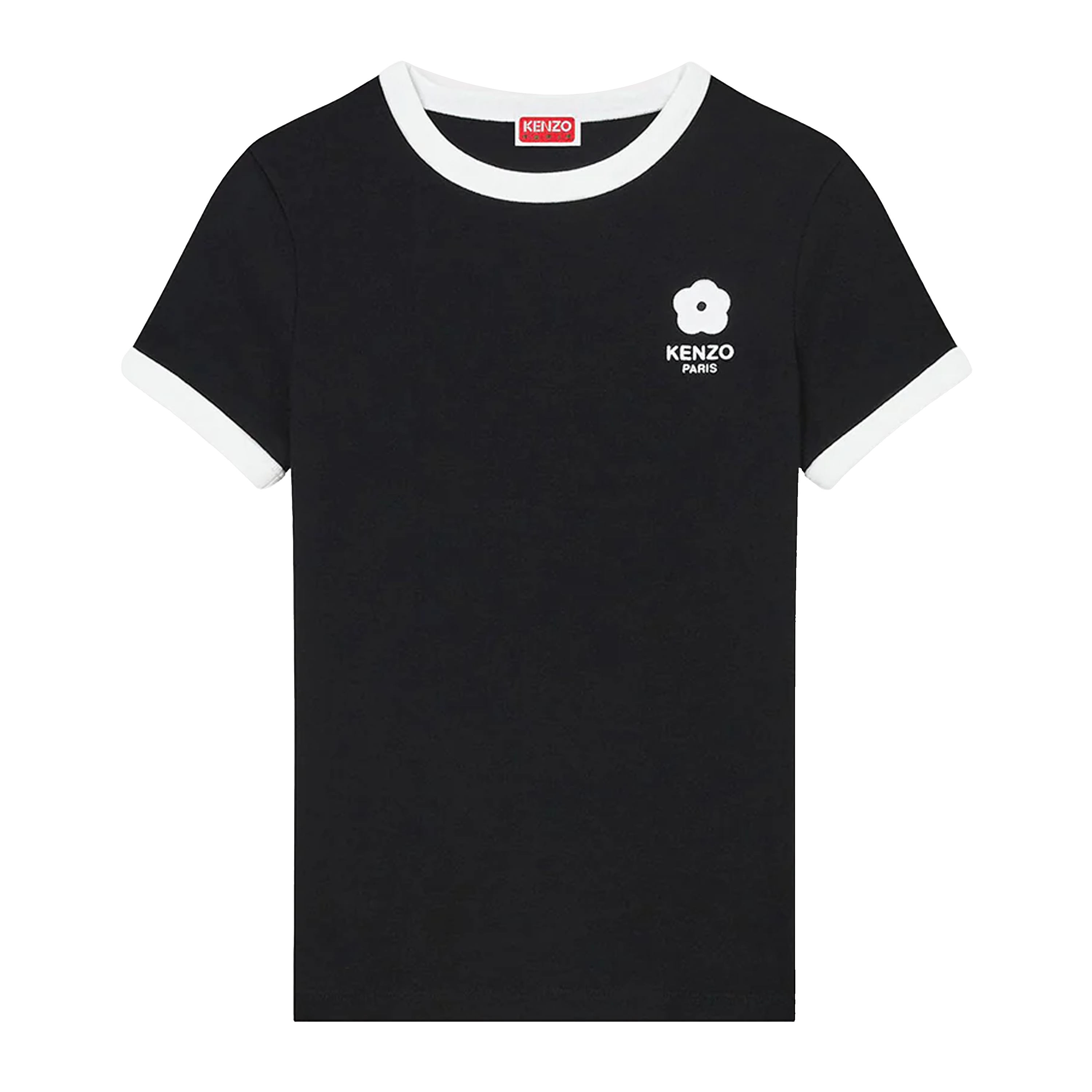 Camiseta Negra Kenzo Flower