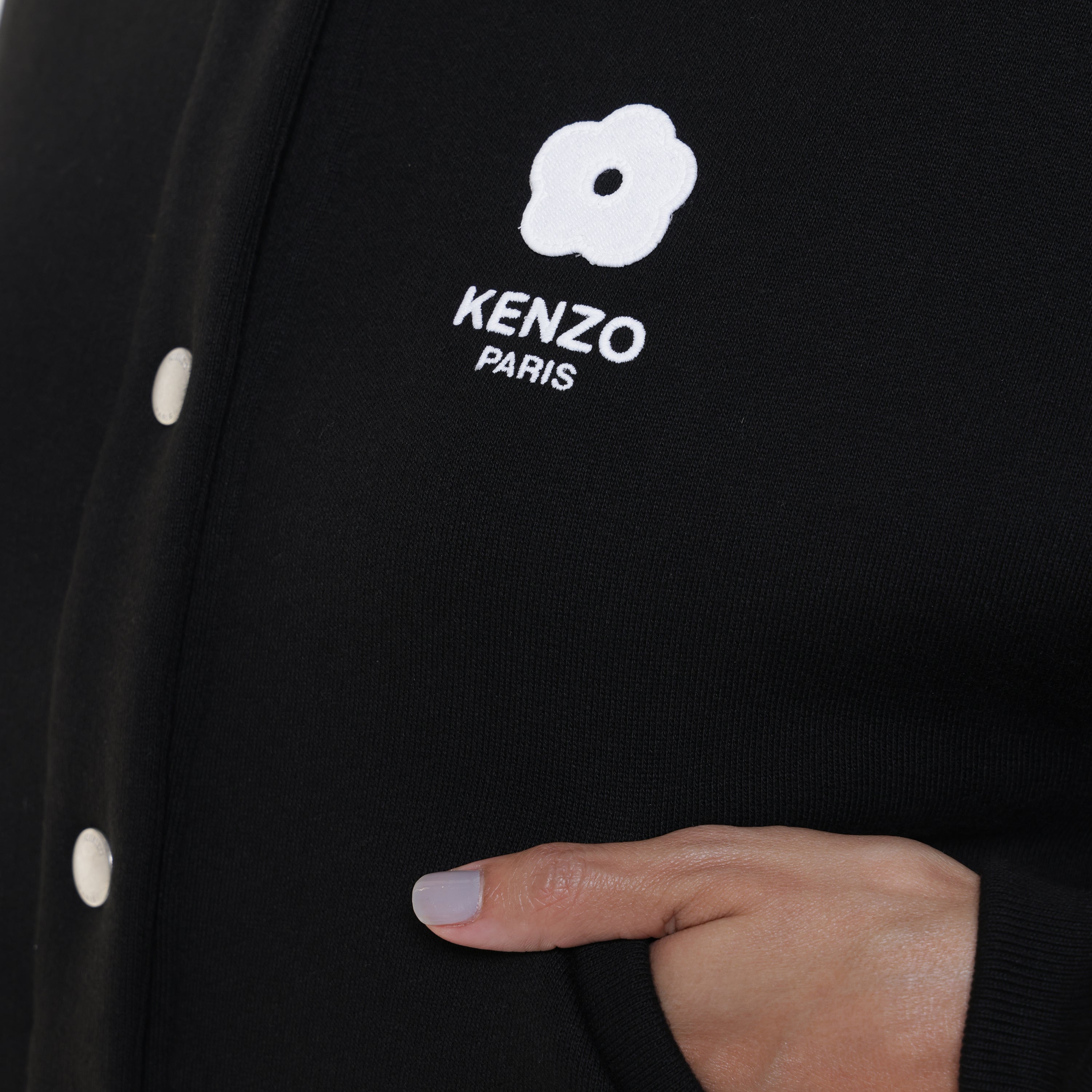 Chaqueta Negra Kenzo Gots Boke Teddy