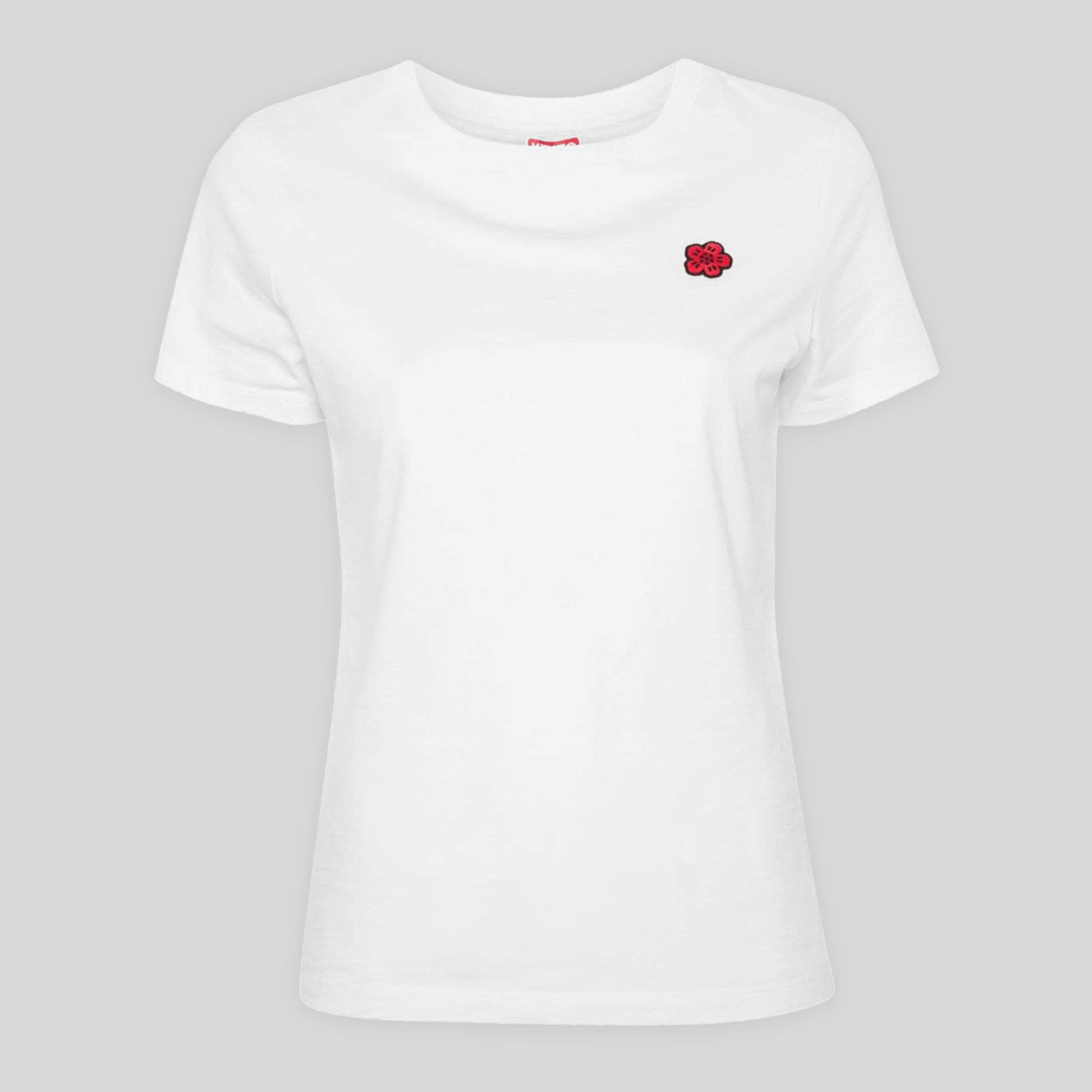 Camiseta Blanca Kenzo Flower Patch