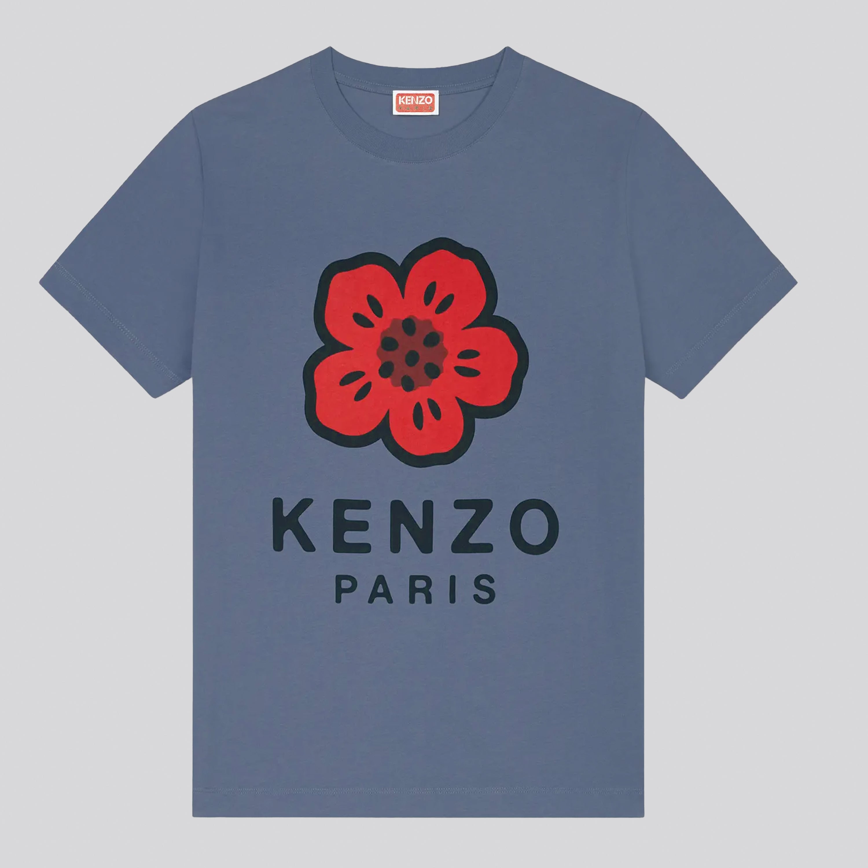Camiseta Azul Kenzo Boke Flower