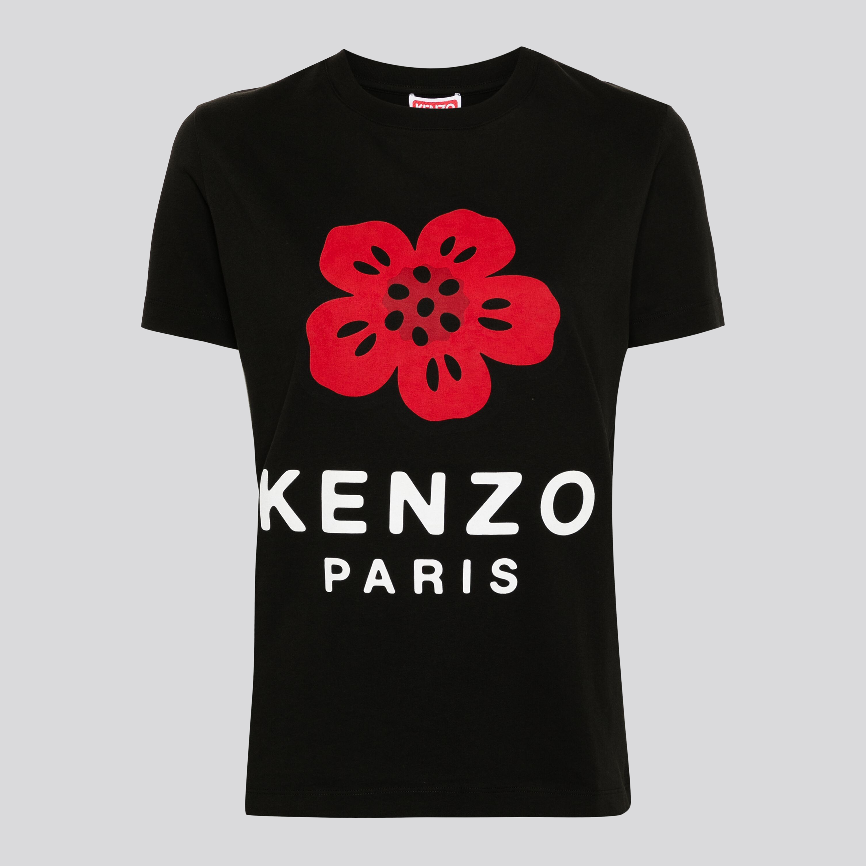 Camiseta Negra Kenzo Boke Flower