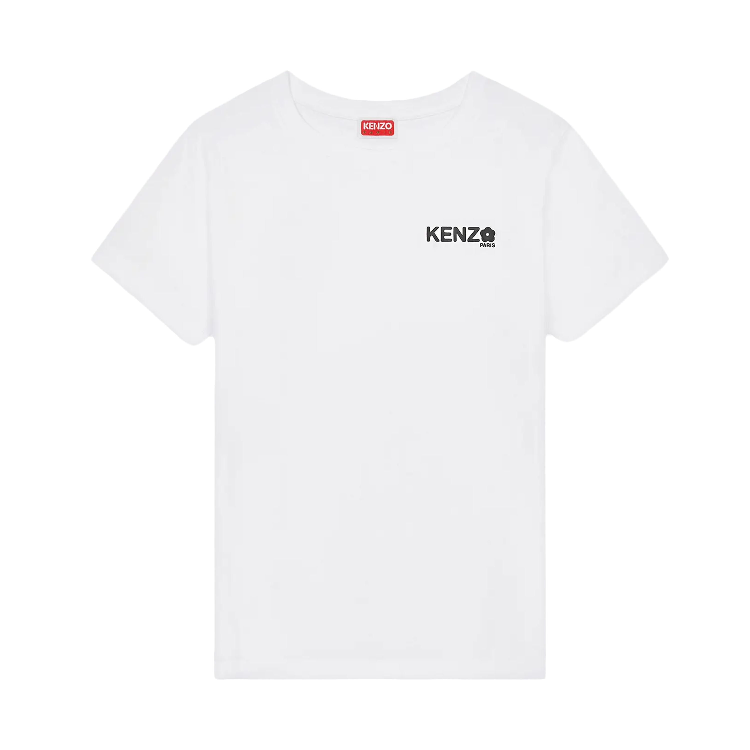 Camiseta Blanca Kenzo Flower Logo