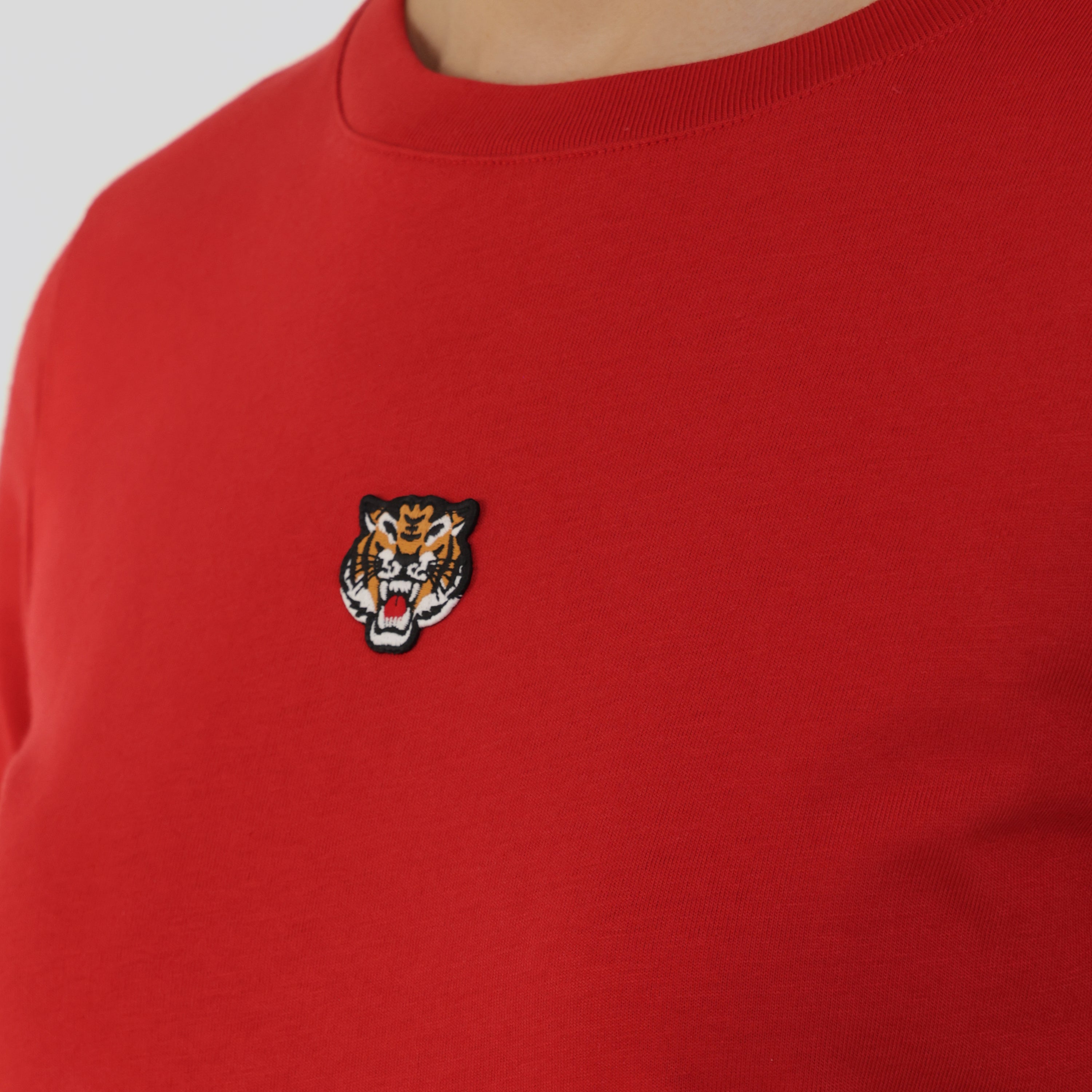 Camiseta Rojo Kenzo Tiger Patch