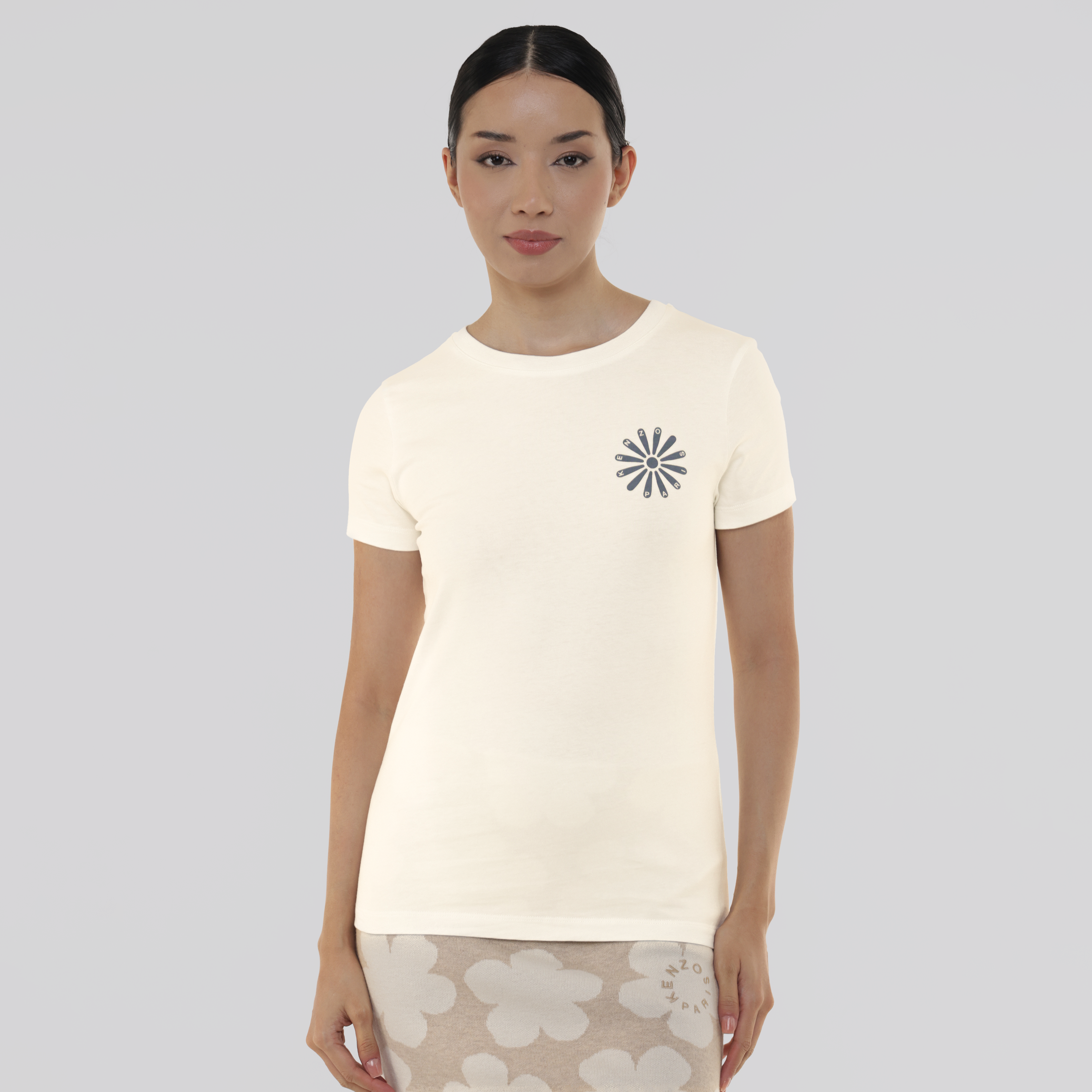 Camiseta Beige Kenzo Marguerite