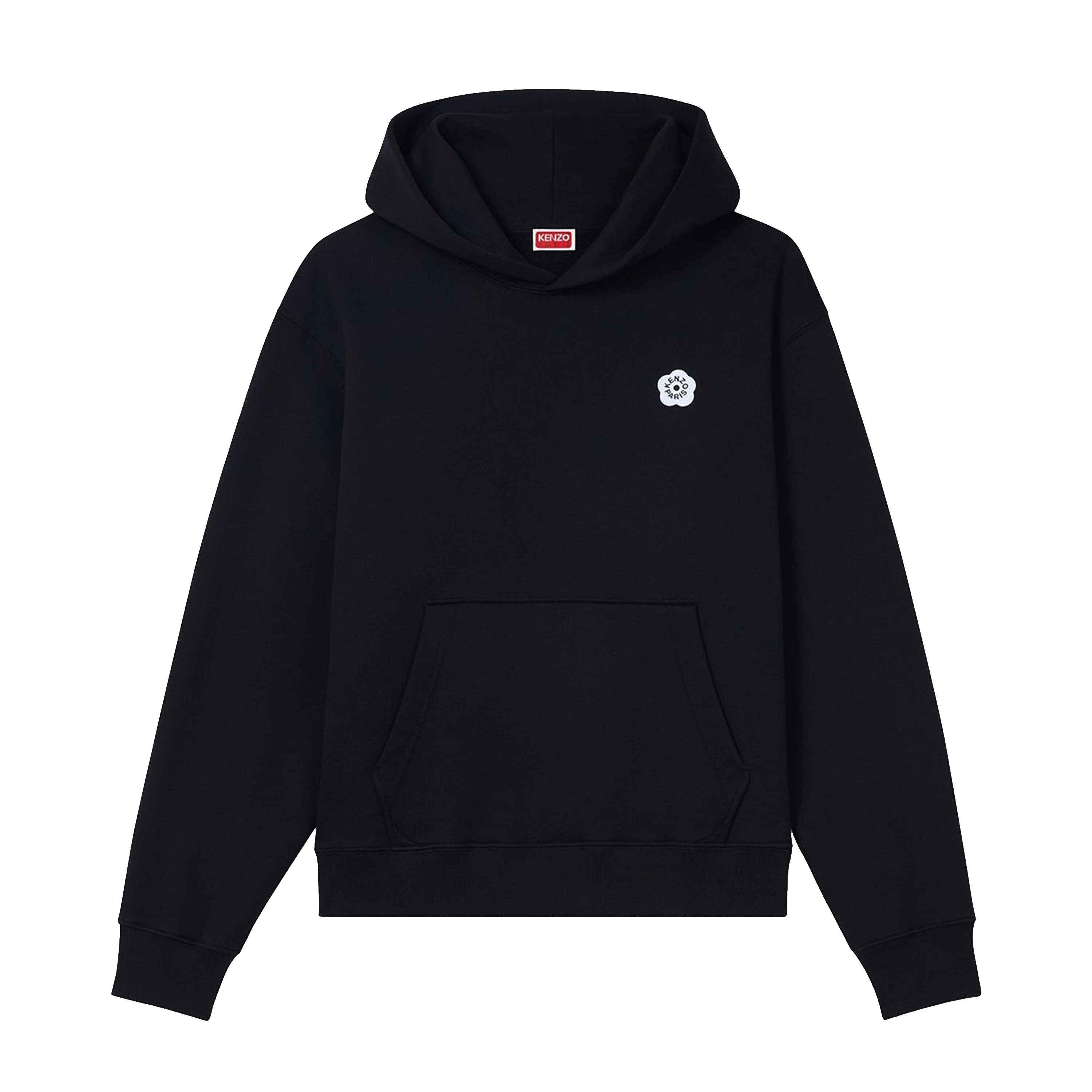 Buzo Tipo Hoodie Negro Kenzo Paris Flower