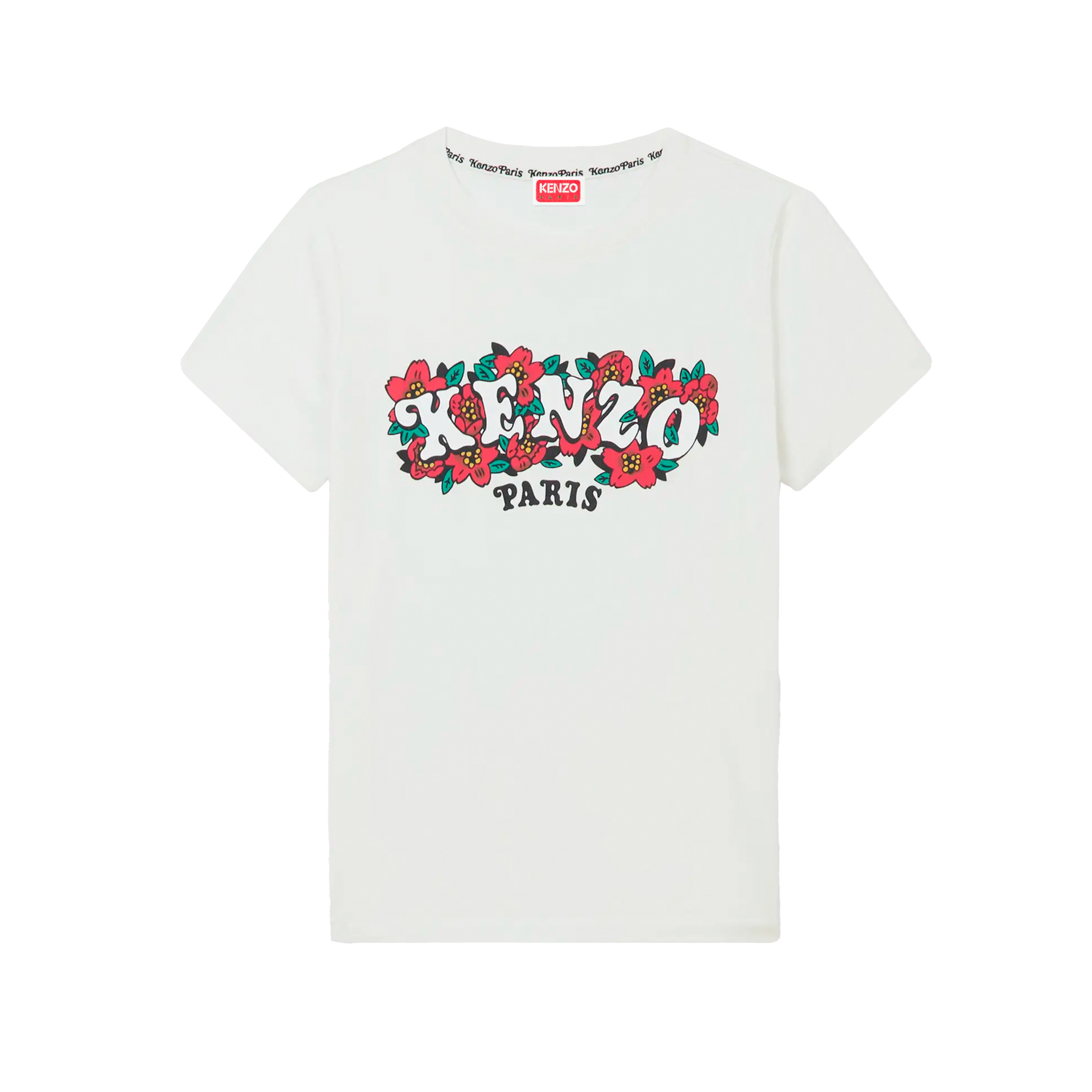 Camiseta Blanca Kenzo Gots Verdy