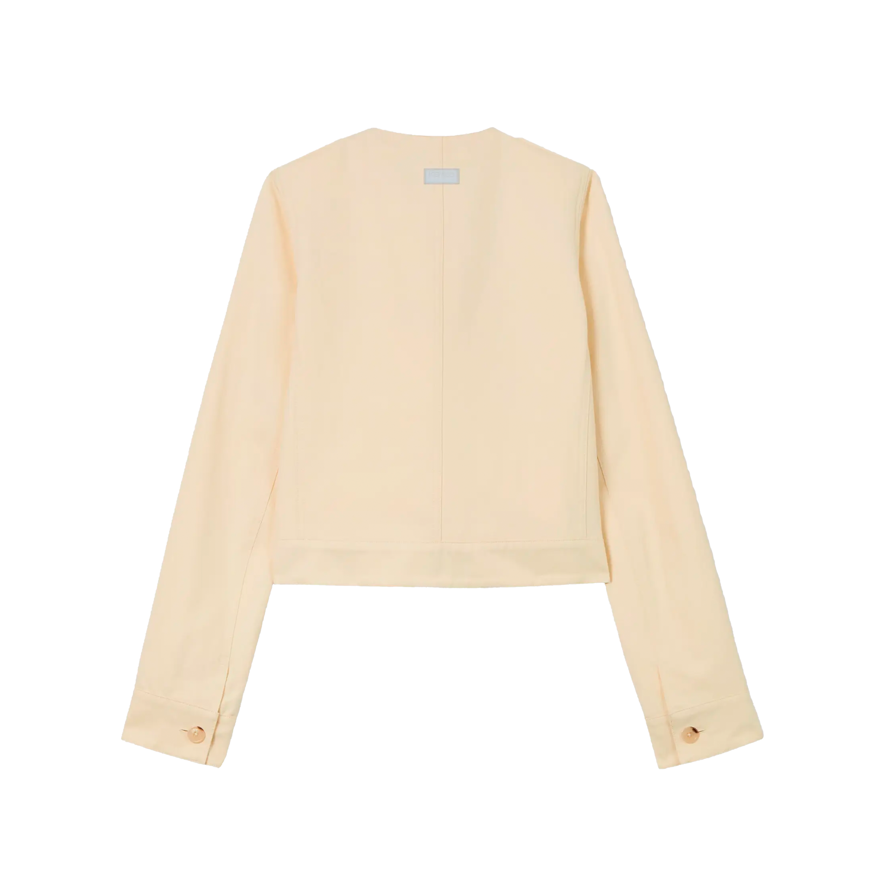 Chaqueta Beige Kenzo Collarless