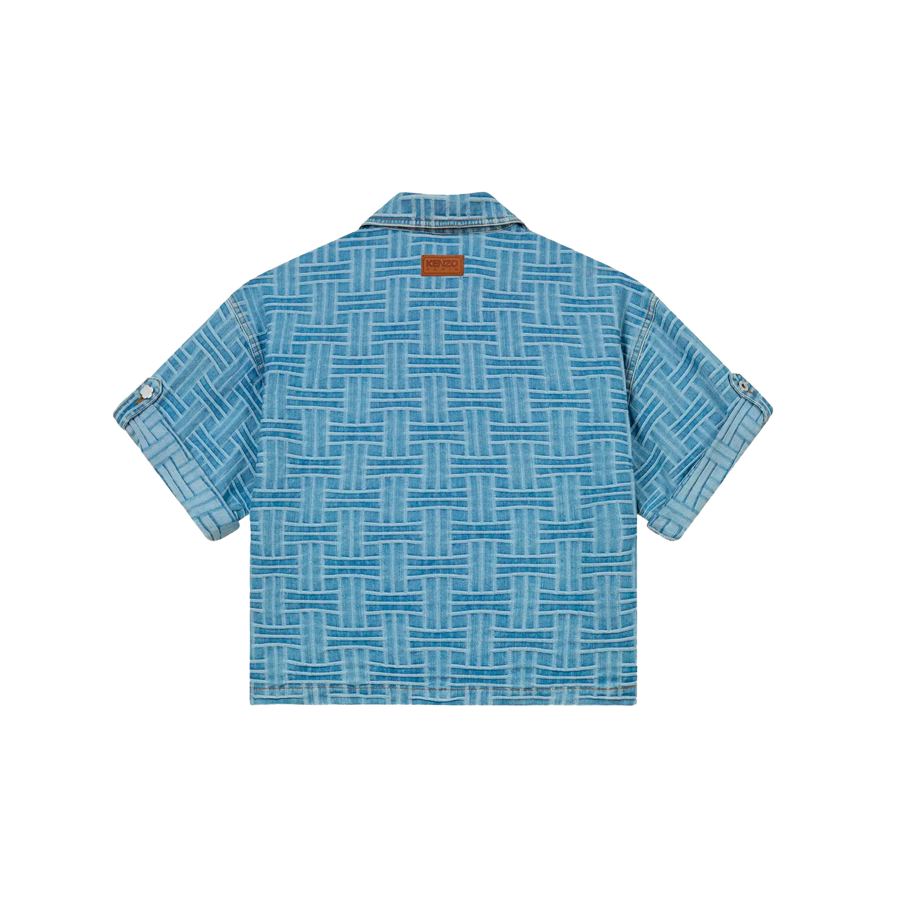 Camisa Denim Kenzo Weave