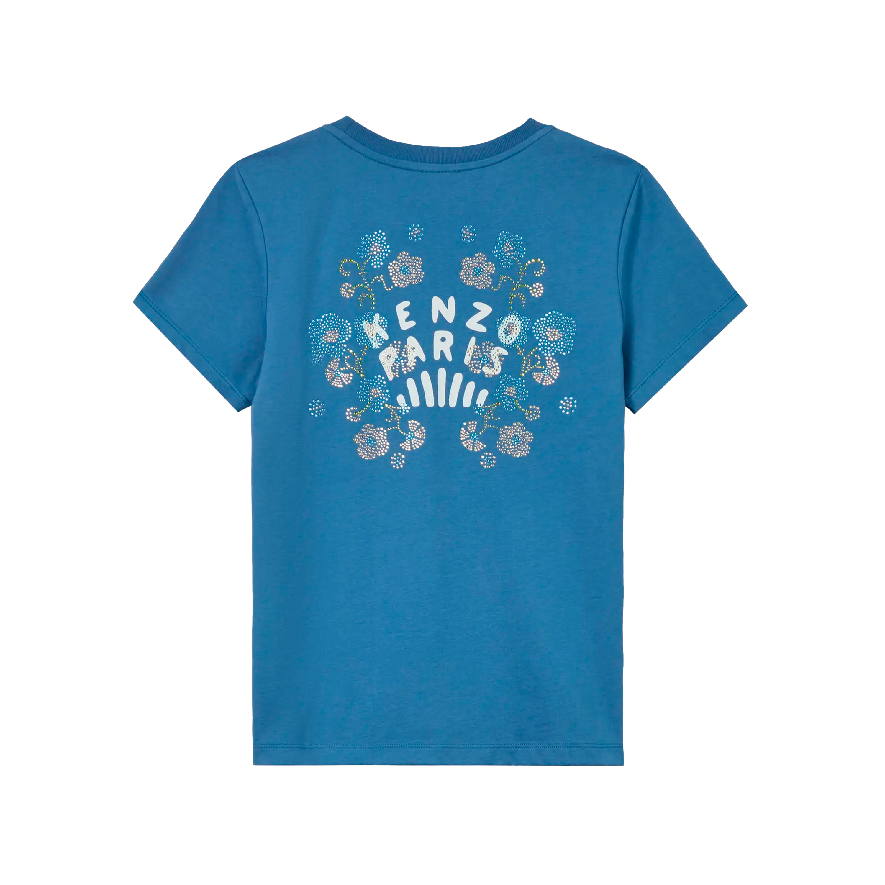 Camiseta Azul Kenzo Jungle Flower