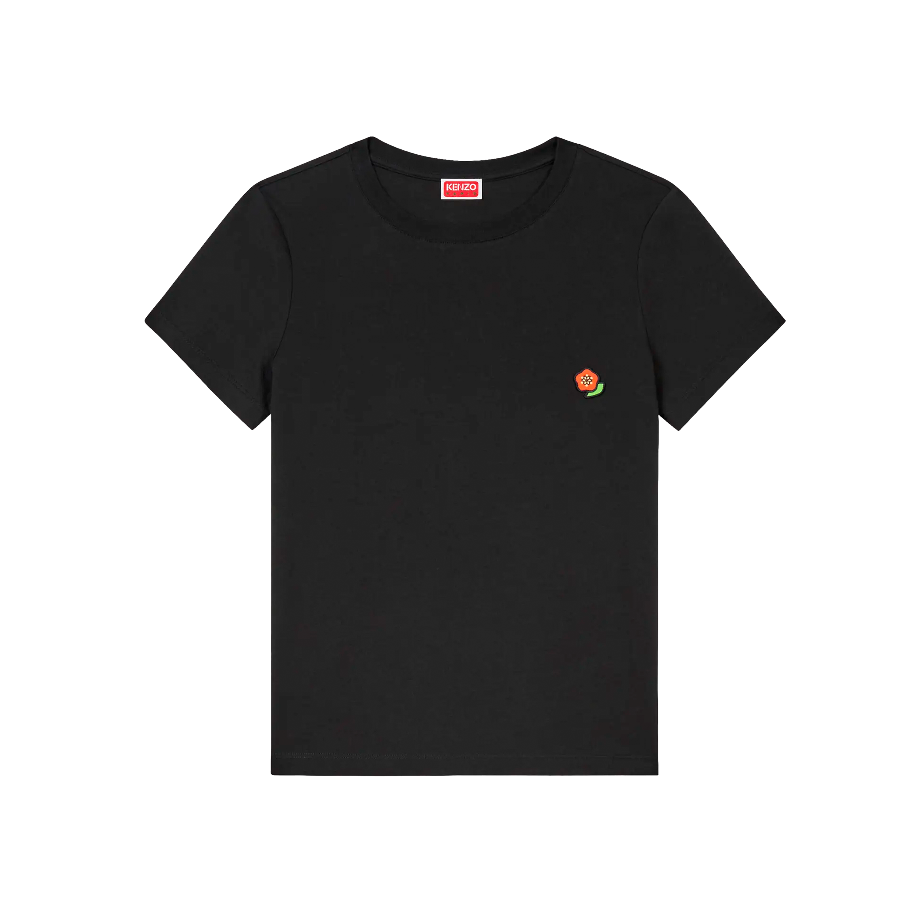 Camiseta Negra Kenzo Flower