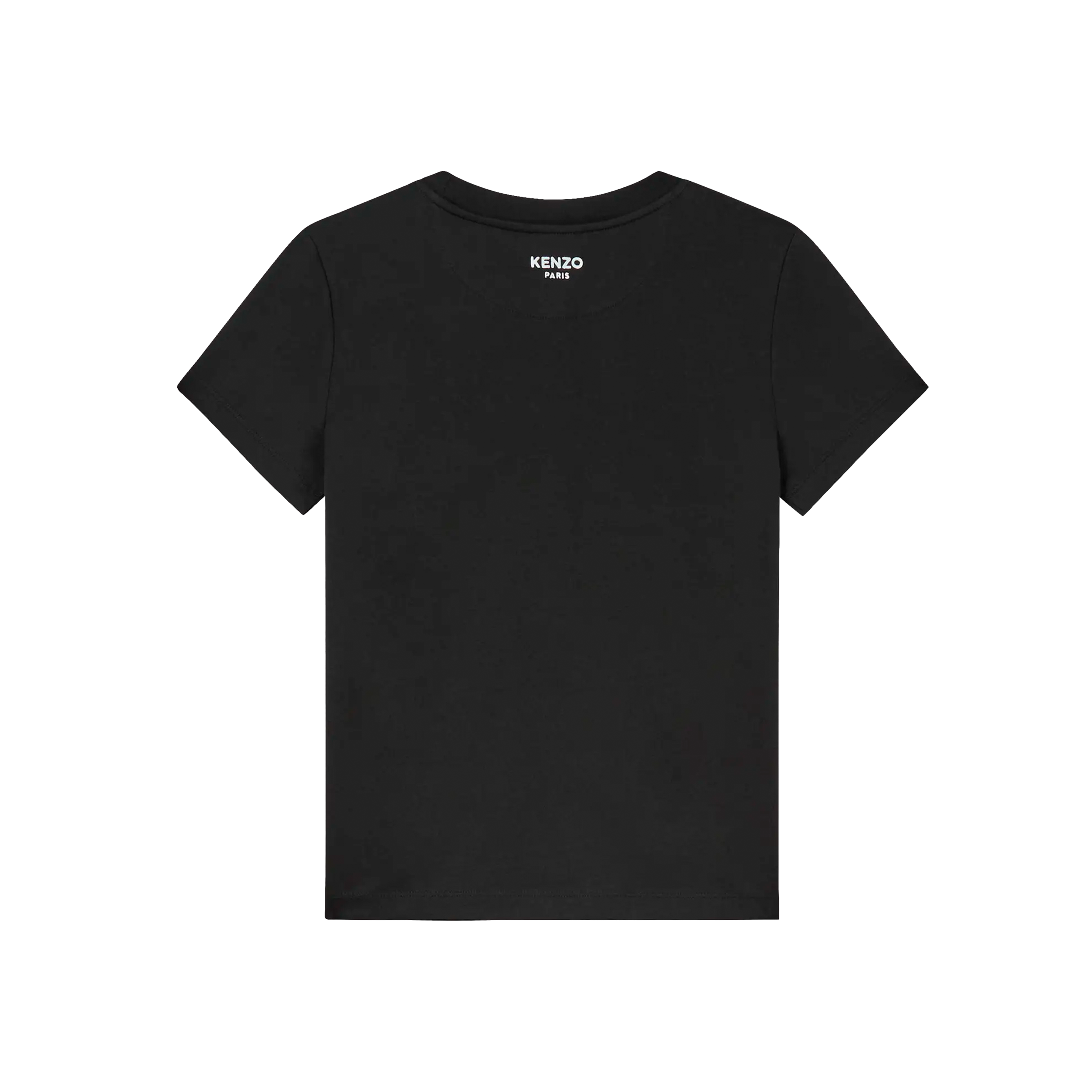 Camiseta Negra Kenzo Flower