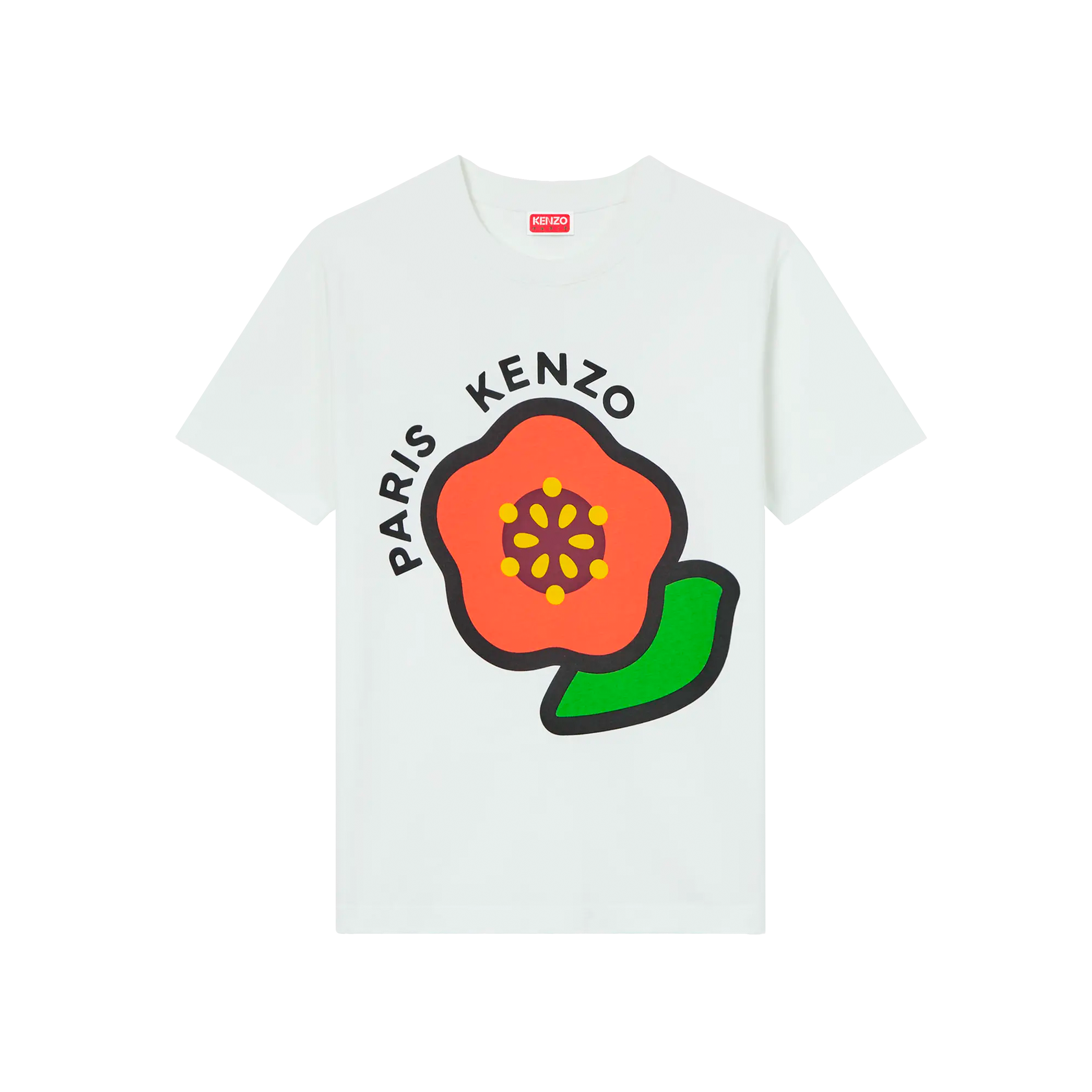 Camiseta Blanca Kenzo Pop