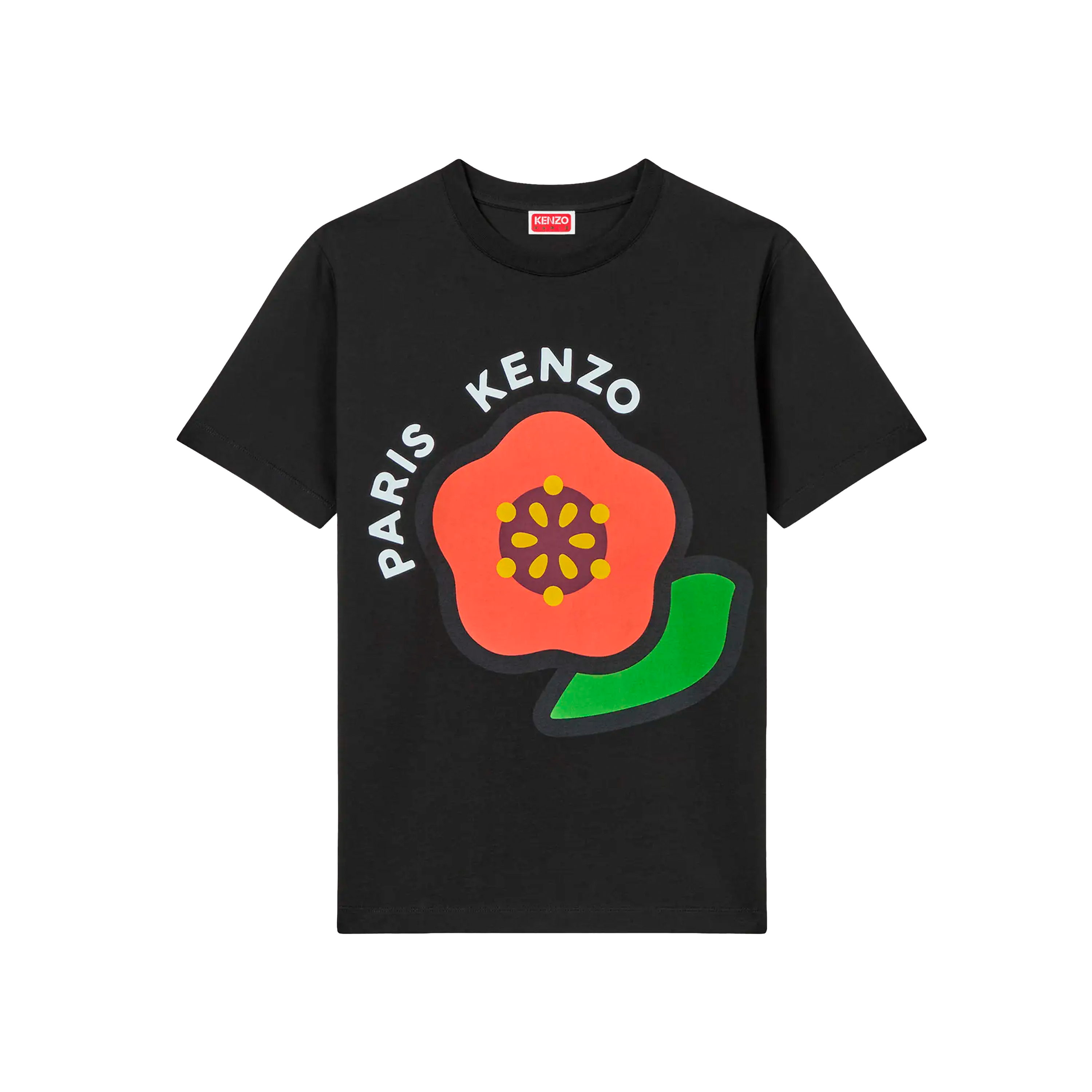 Camiseta Negra Kenzo Pop