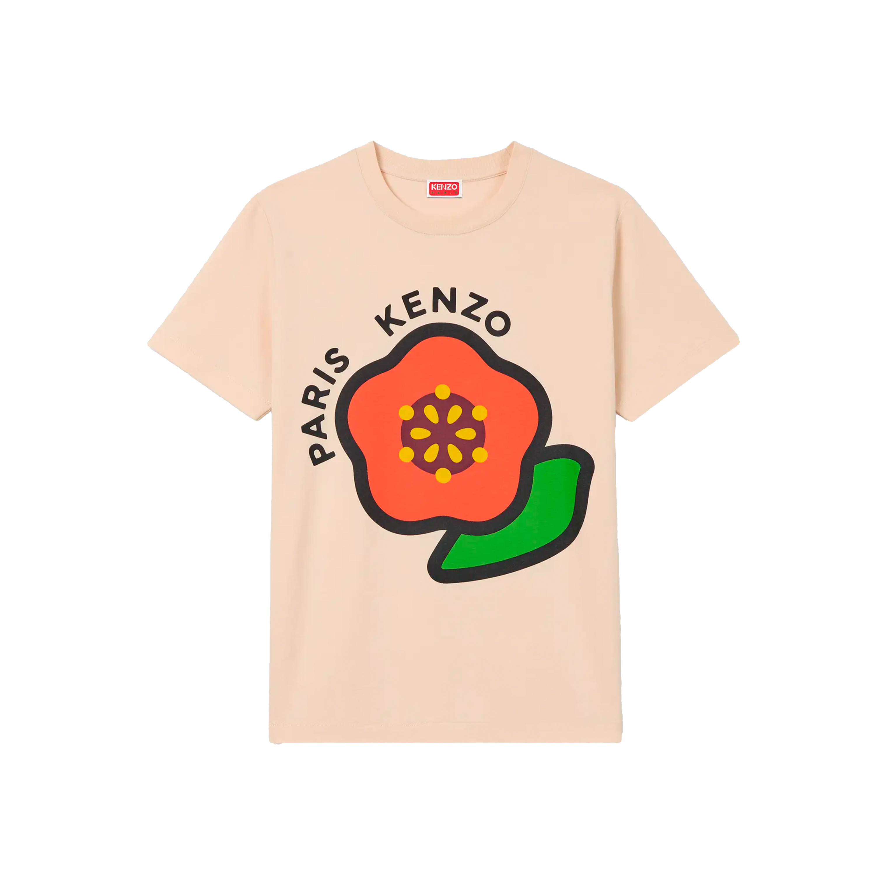Camiseta Beige Kenzo Pop