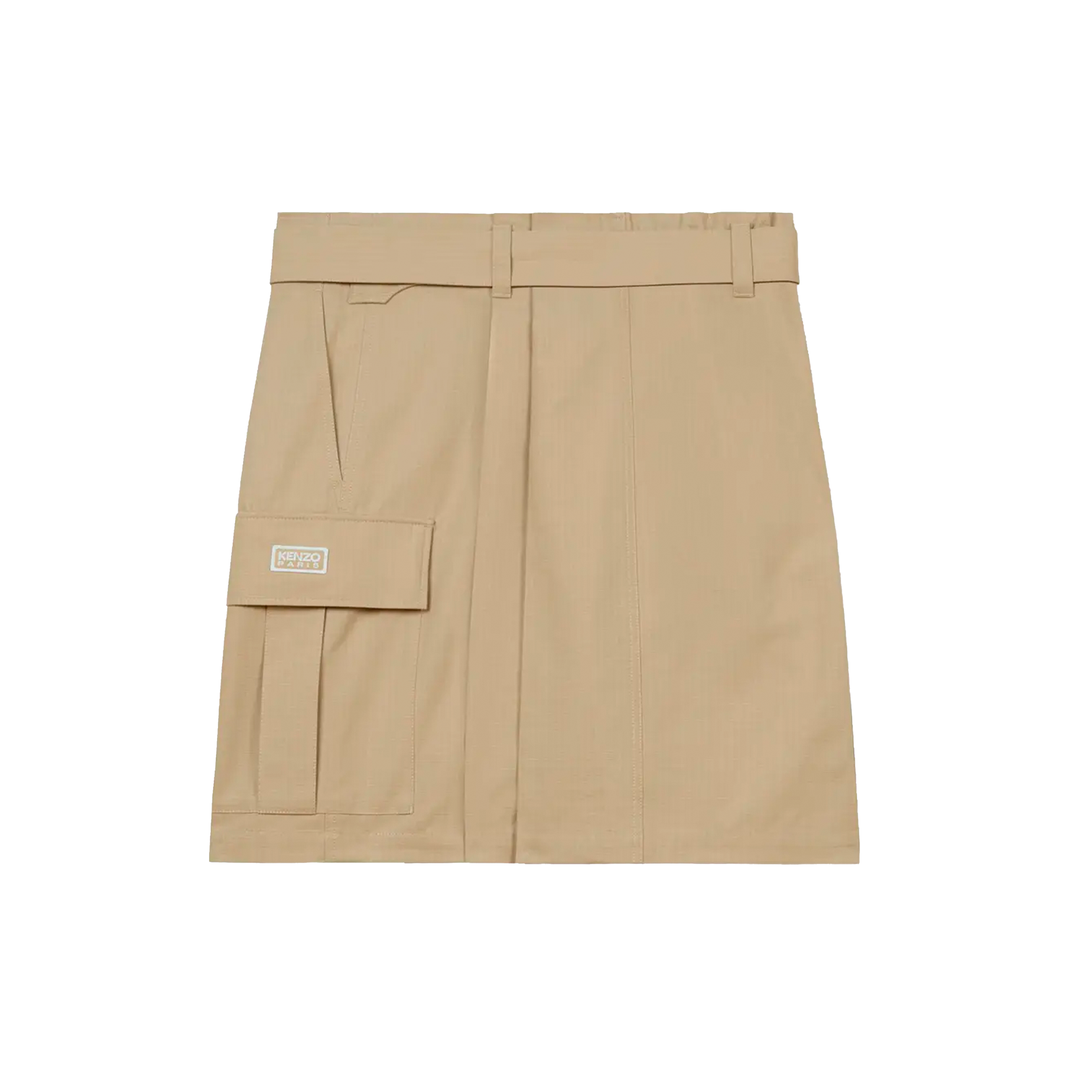 Falda Beige Kenzo Pocket