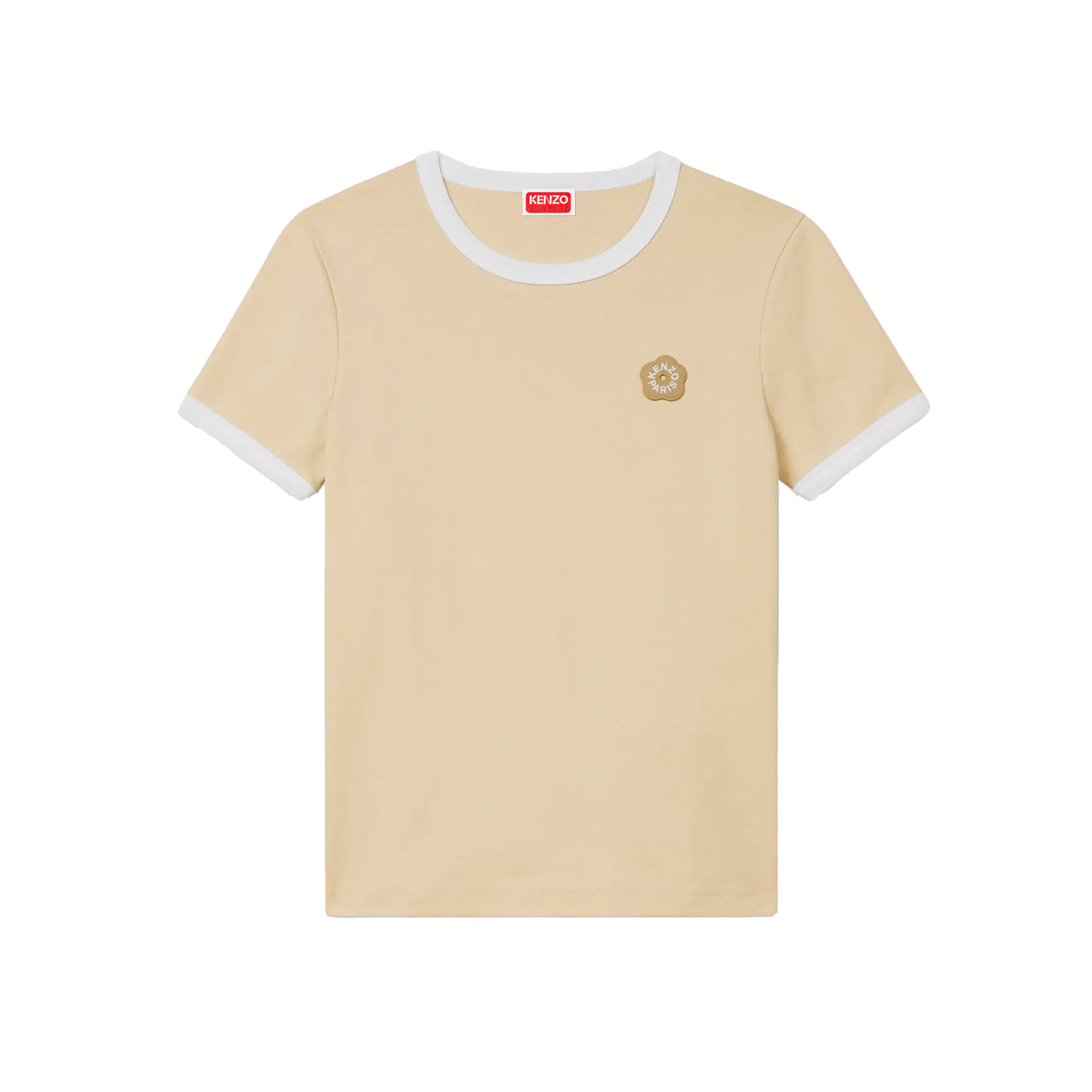 Camiseta Beige Kenzo Flower