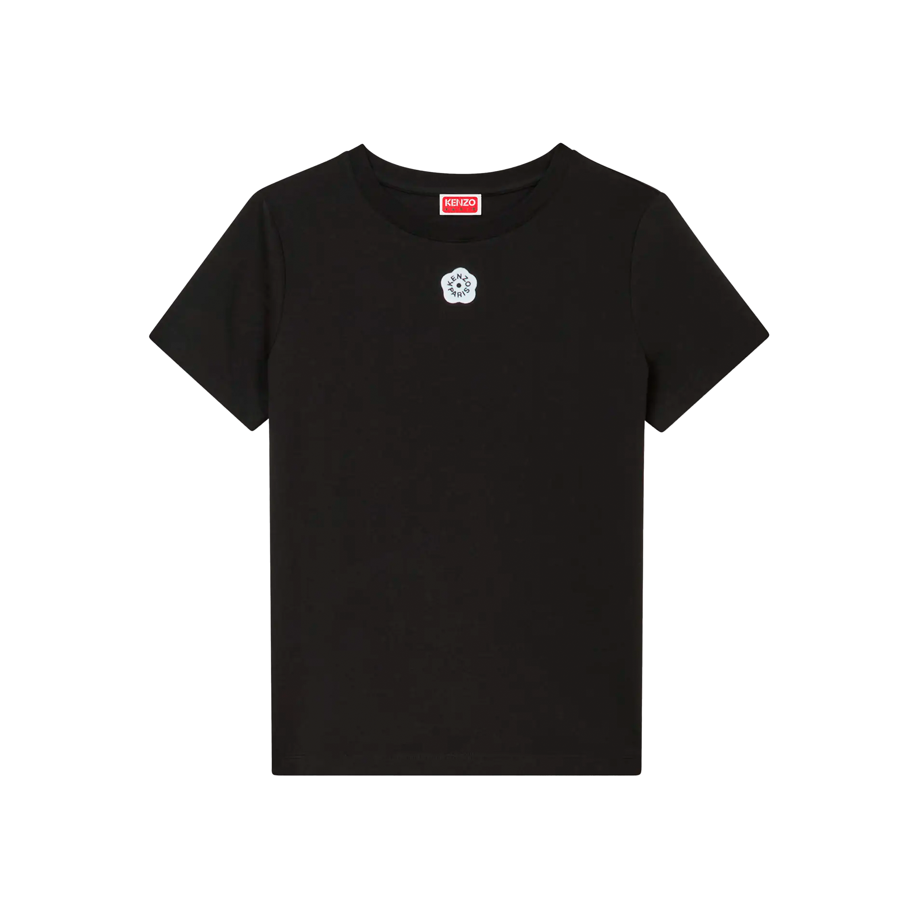 Camiseta Negra Kenzo Flower Patch