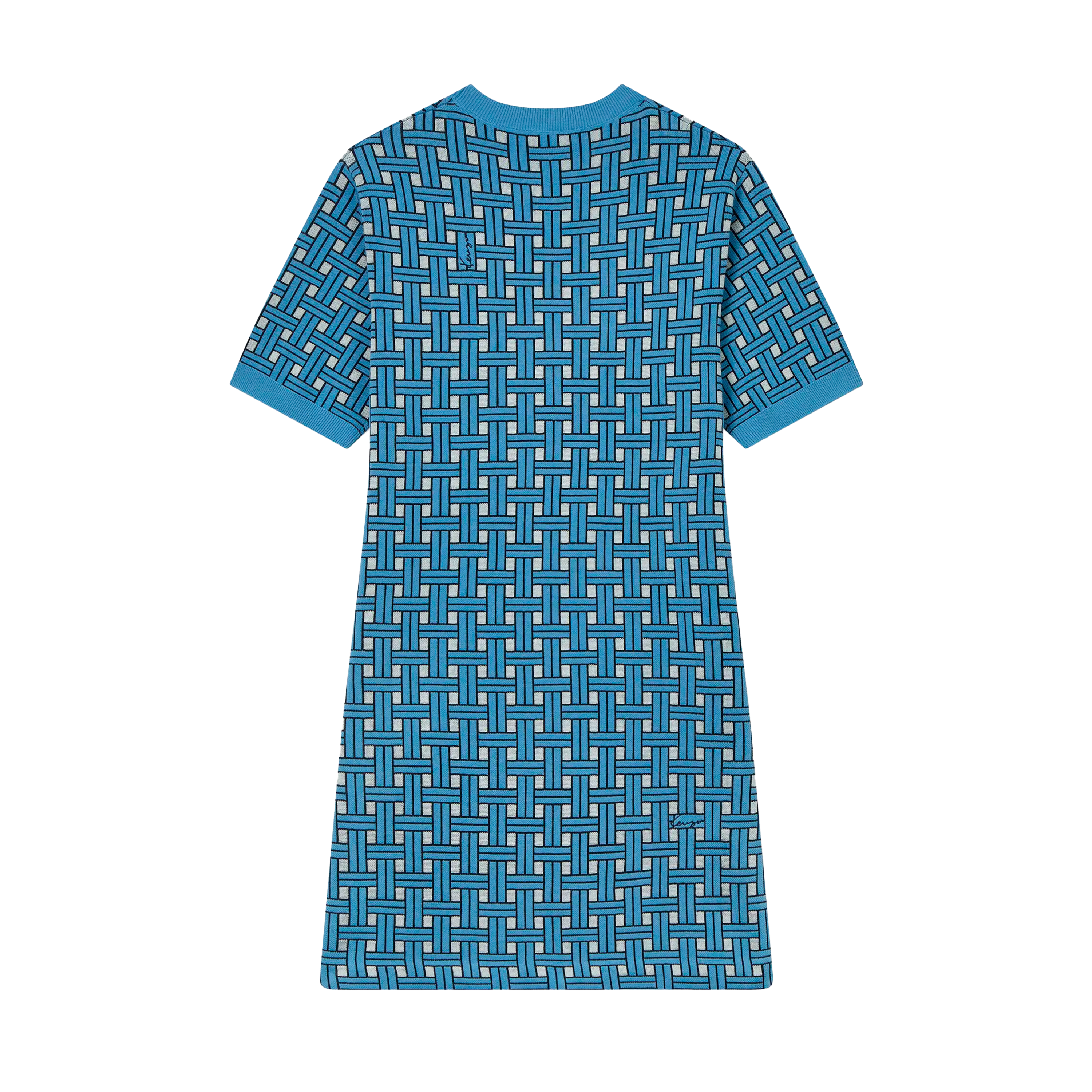 Vestido Azul Kenzo Weave