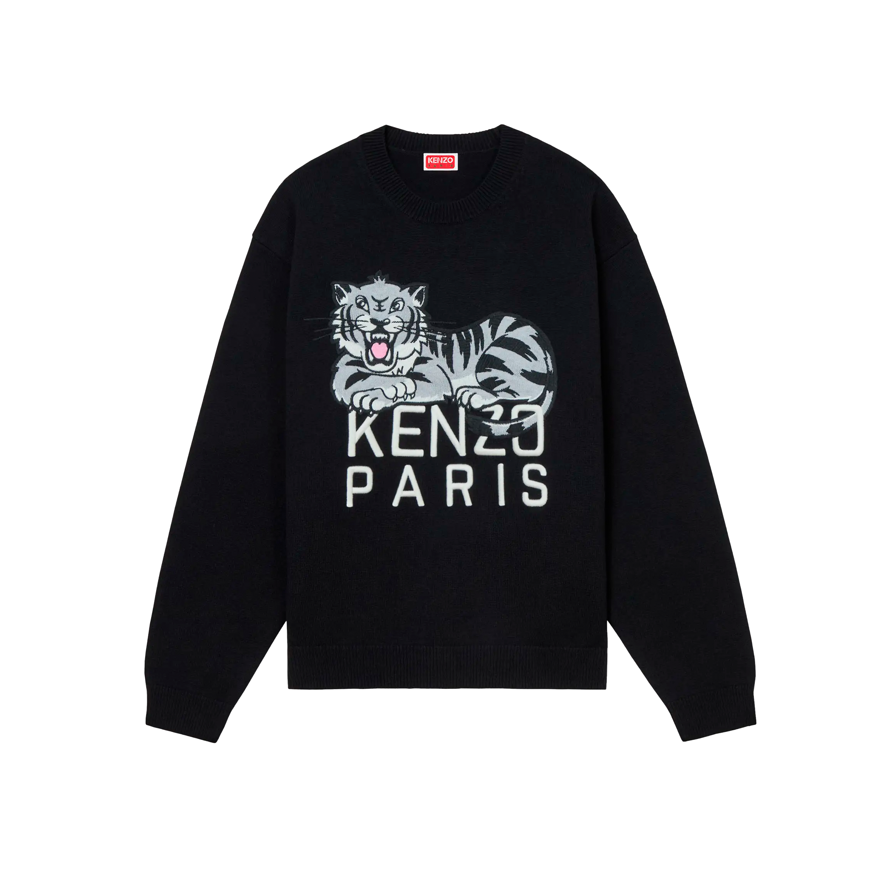 Buzo Negro Kenzo Paris Tiger