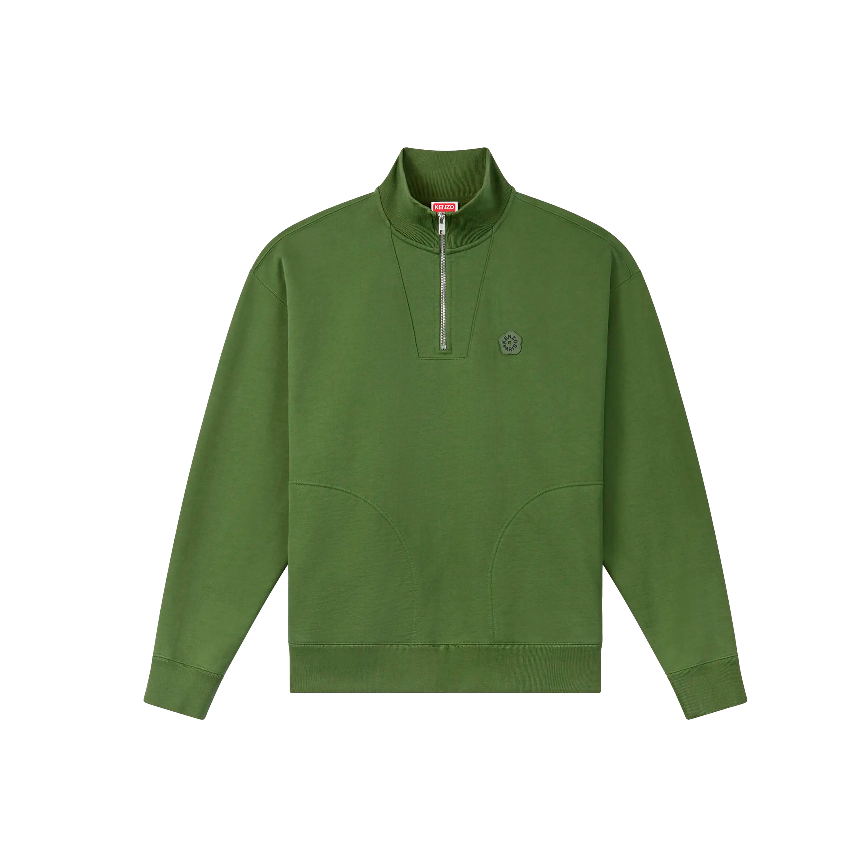 Buzo Verde Musgo Kenzo Boke Flower Zip