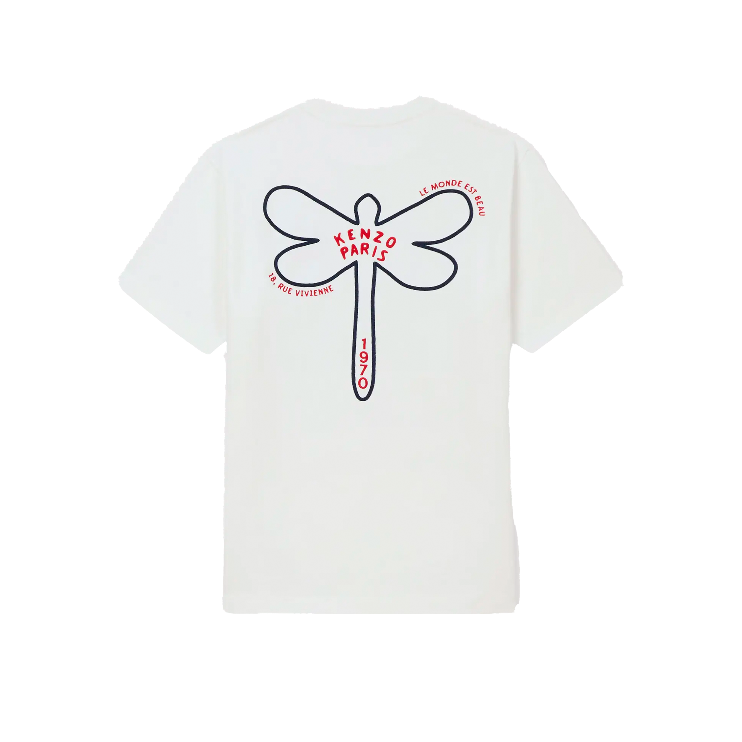 Camiseta Blanca Kenzo Dragonfly