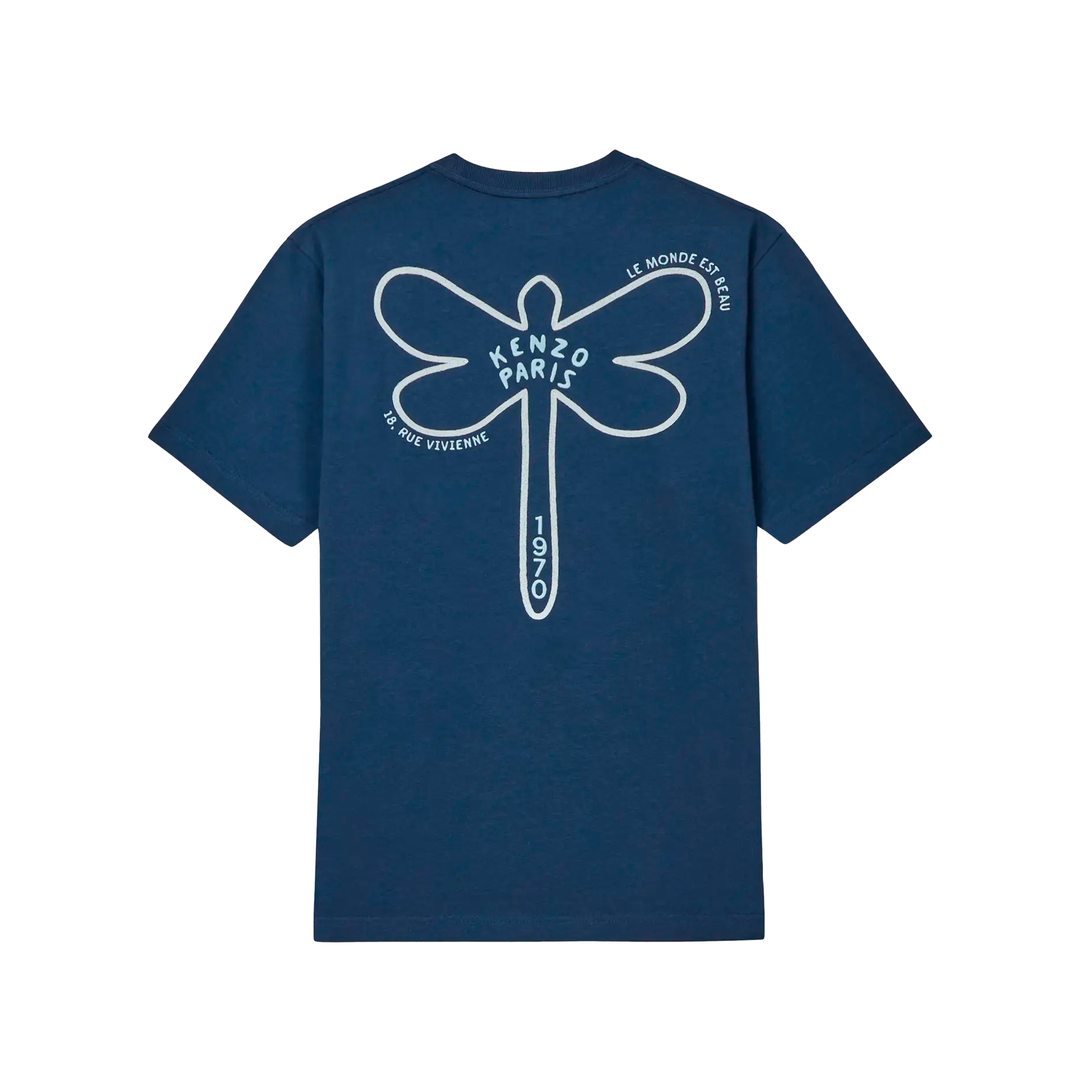Camiseta Azul Kenzo Dragonfly