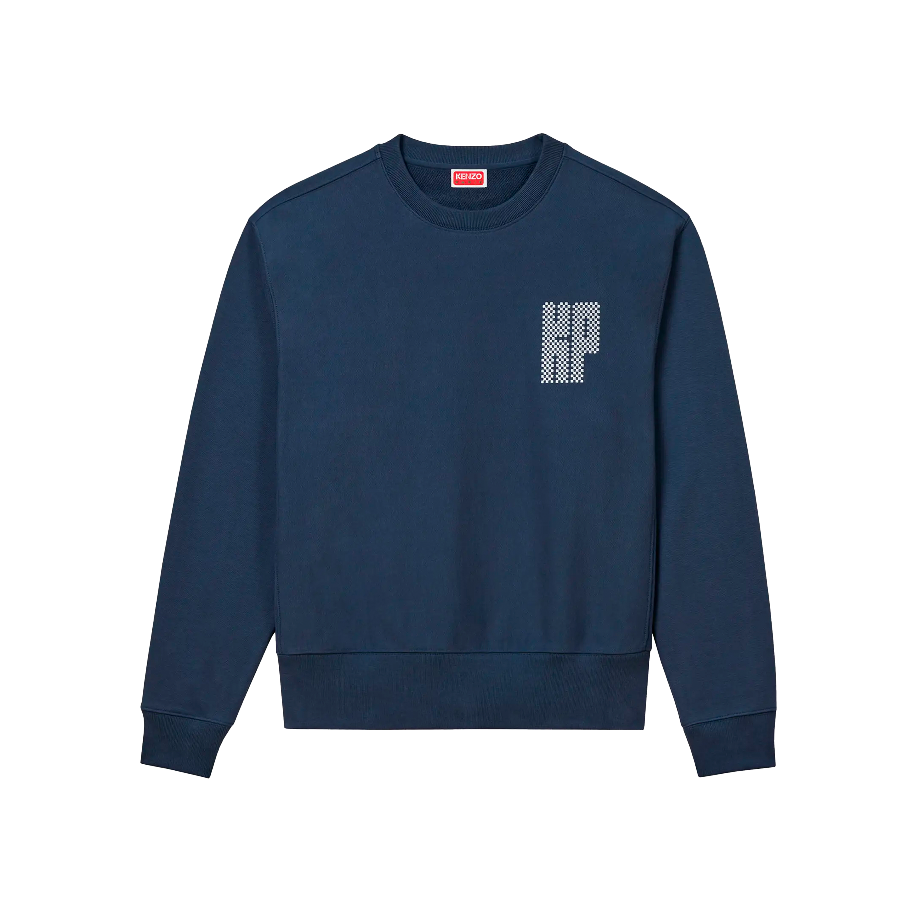 Buzo Azul Kenzo Kamon Embroidered
