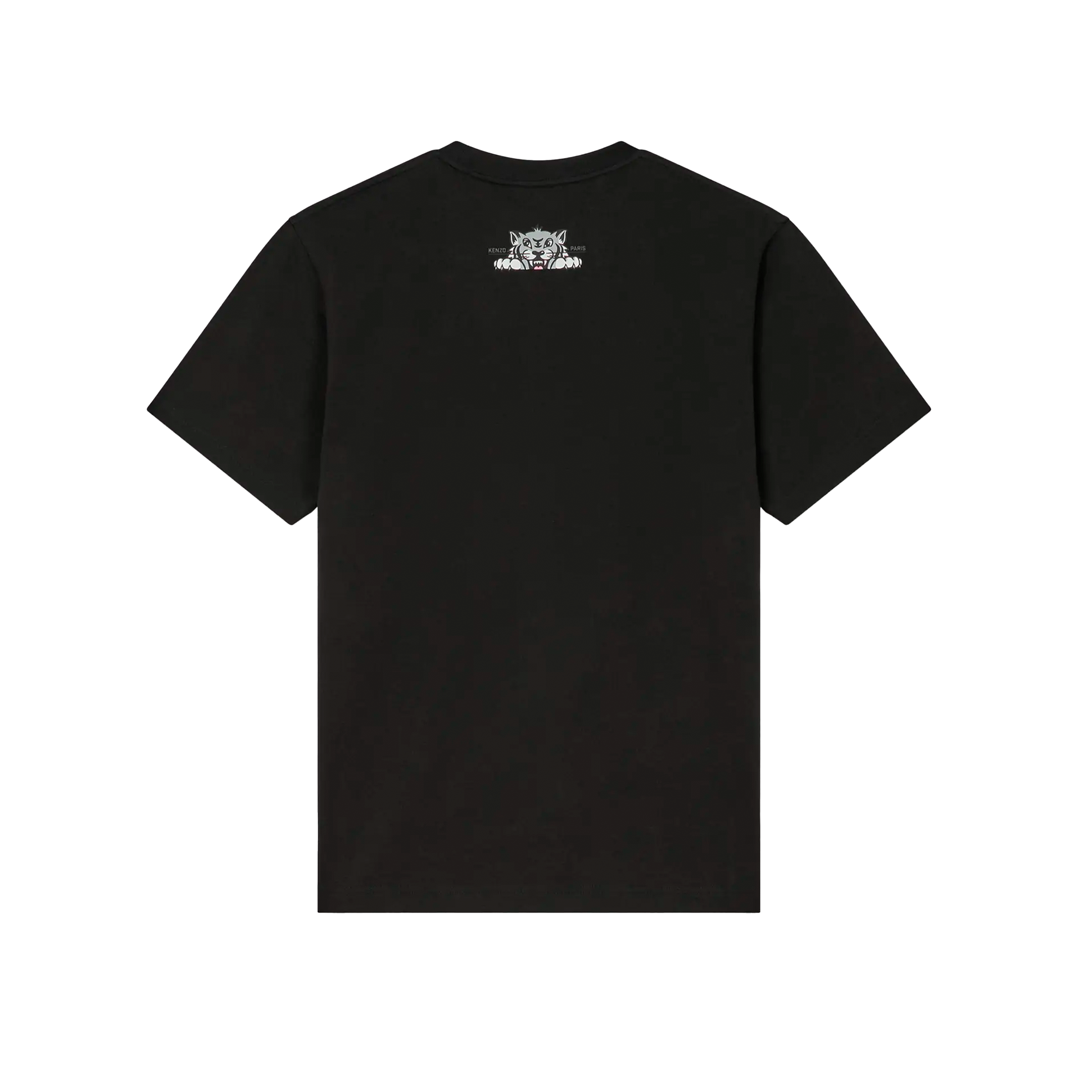 Camiseta Negra Kenzo Big Tiger