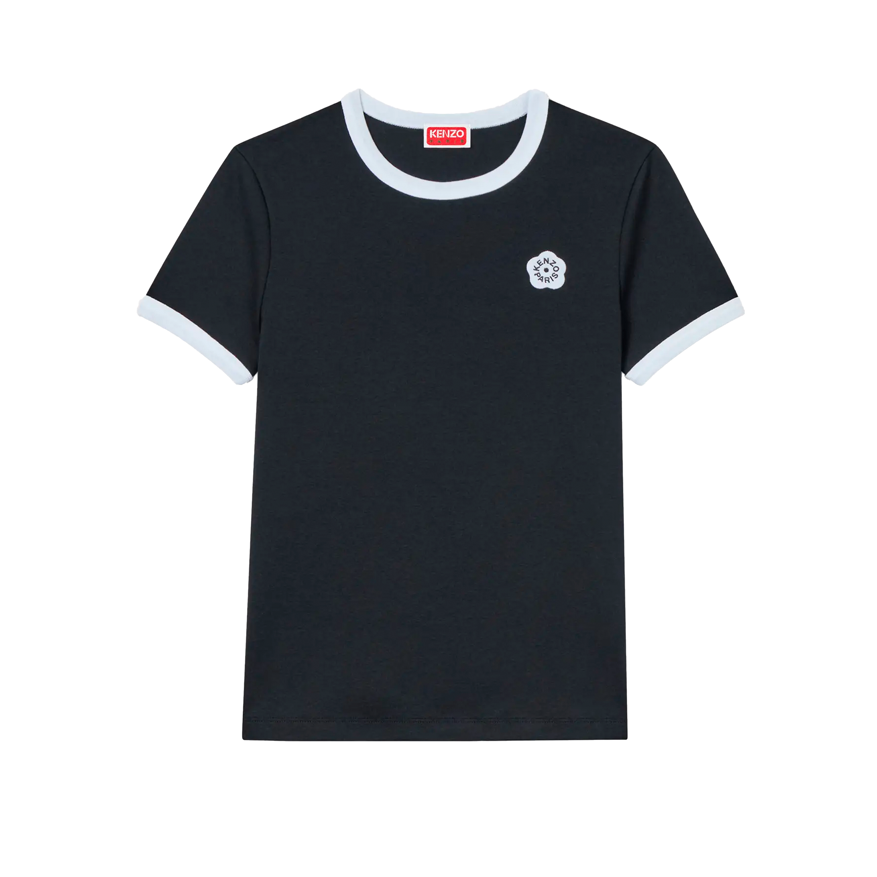 Camiseta Negra Kenzo Flower