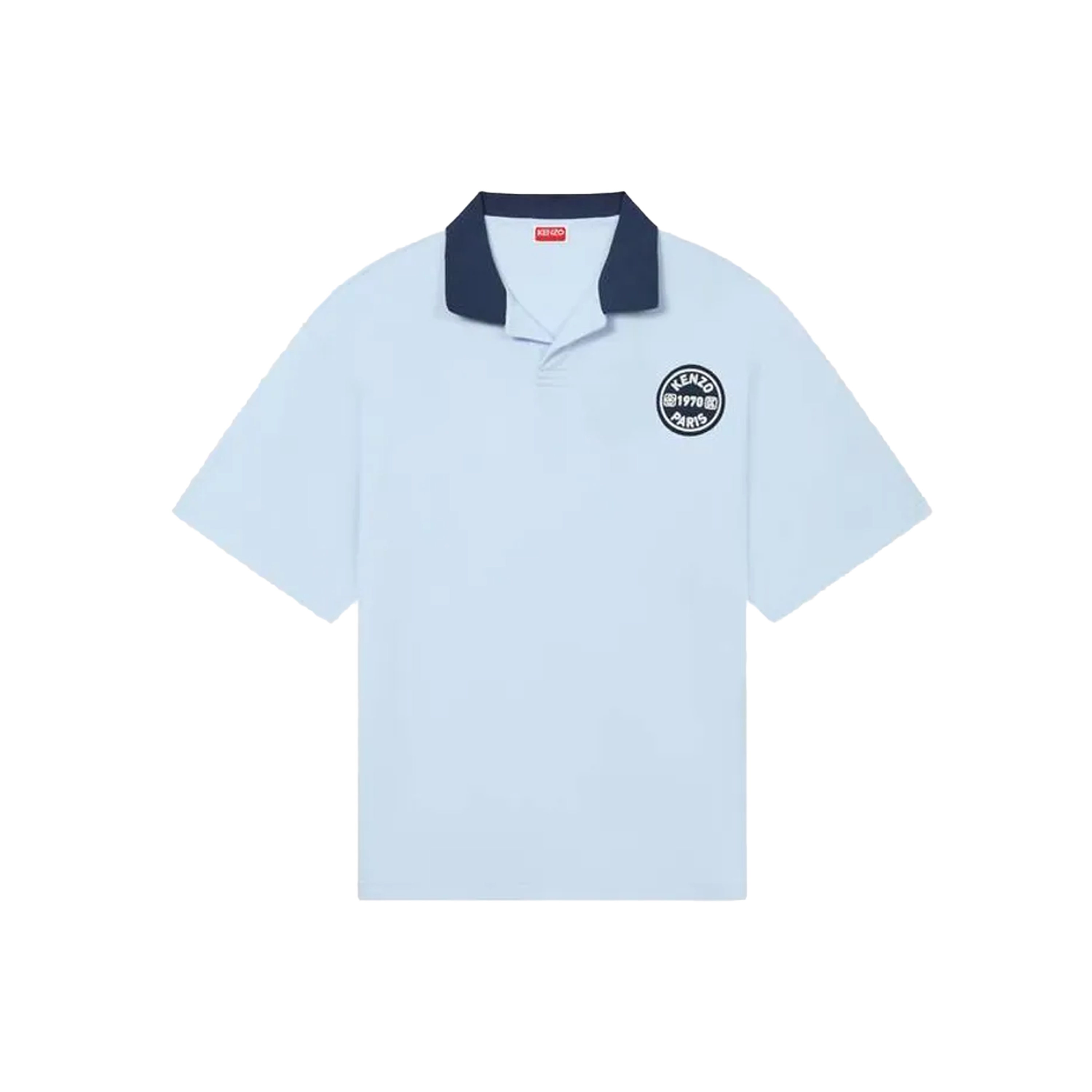 Camiseta Tipo Polo Celeste KENZO City Relax