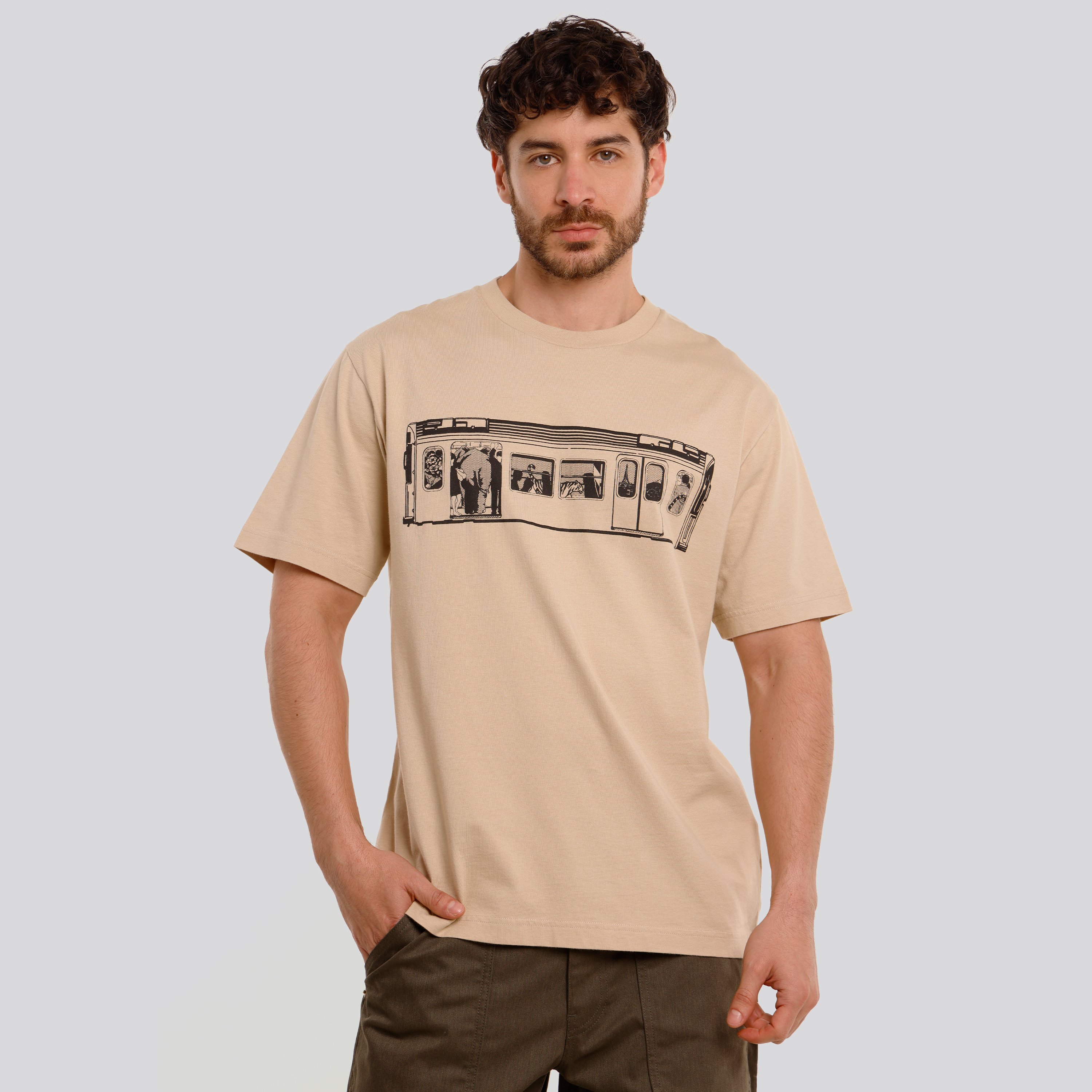 Camiseta Beige KENZO City