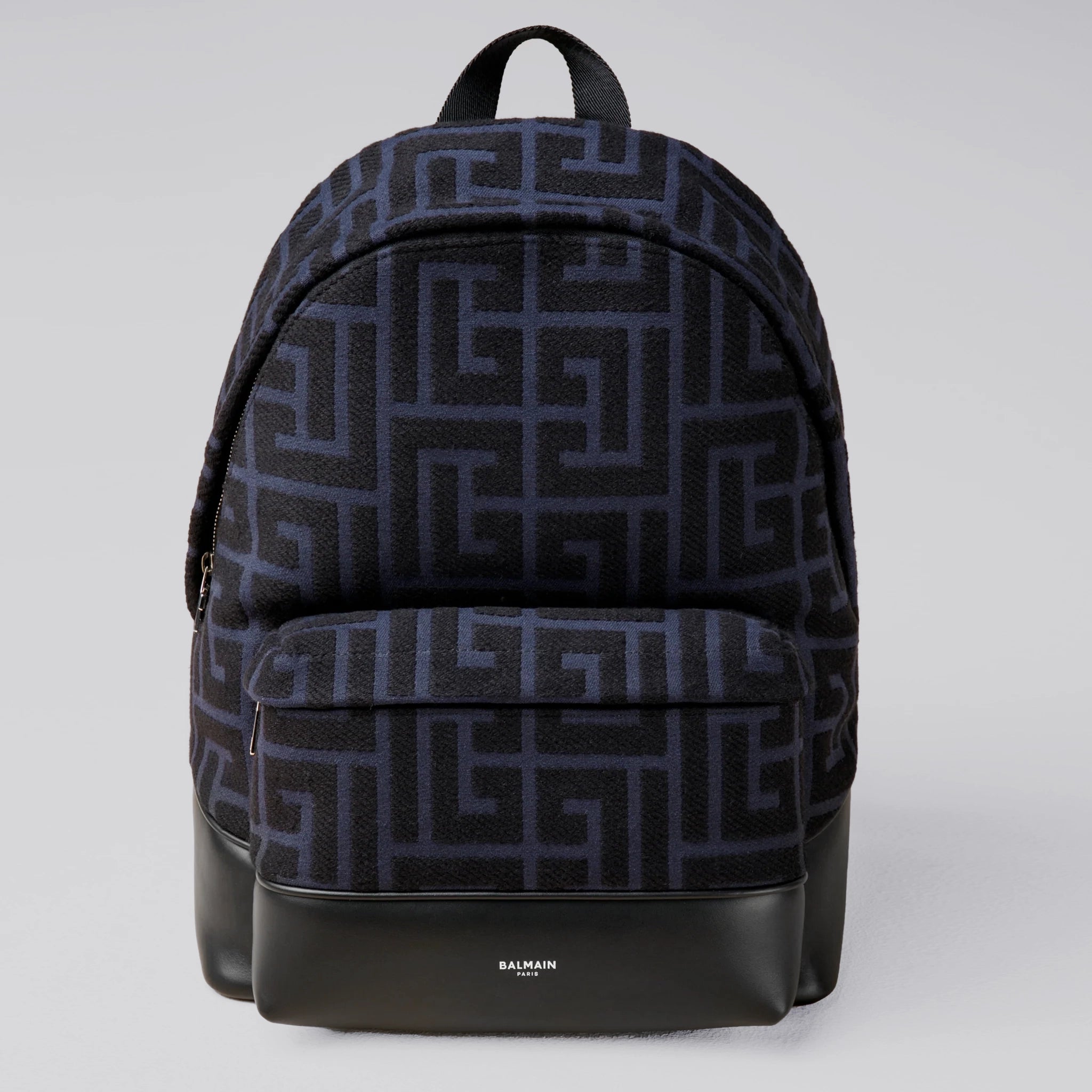 Morral Azul Negro Balmain Monogram