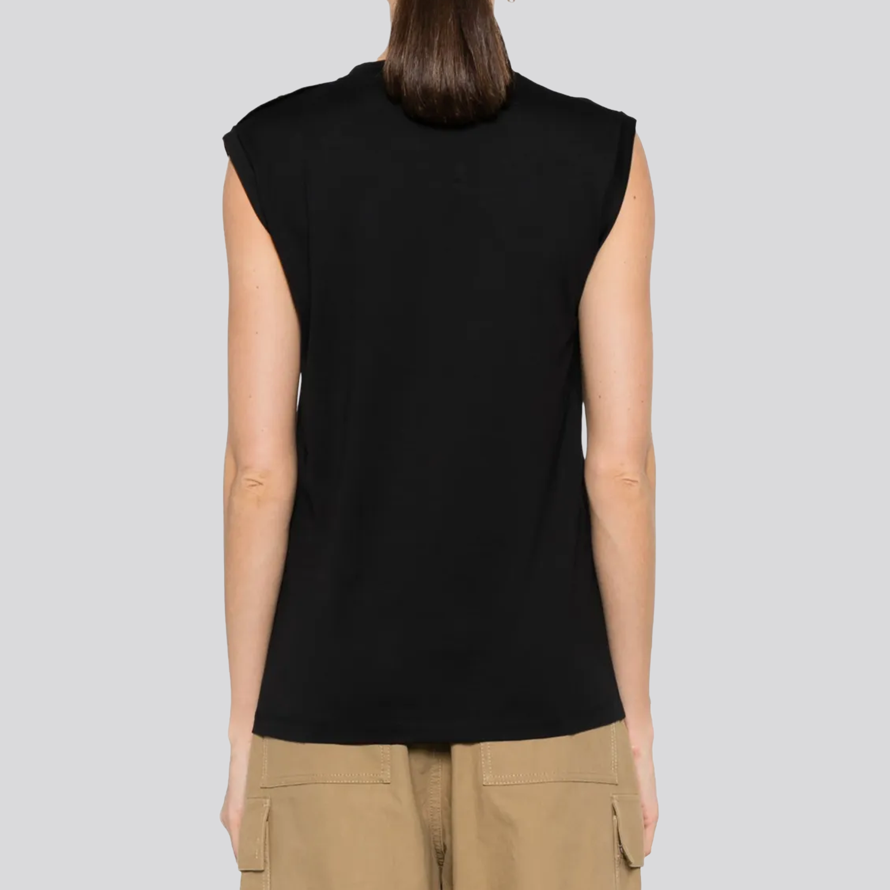 Top Negro Balmain Paris Bottoms