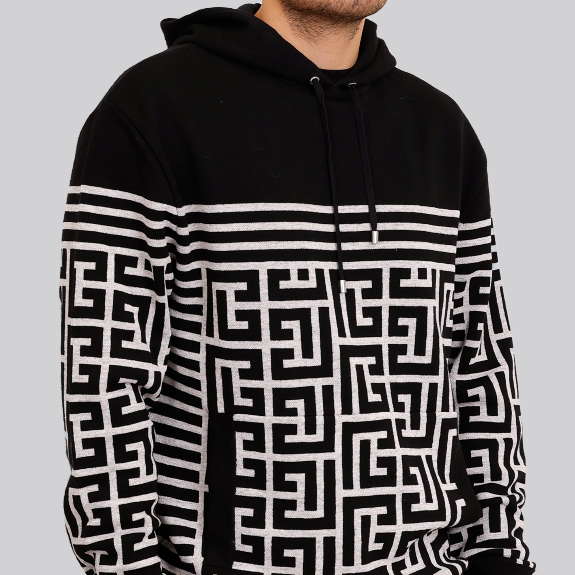 Buzo Tipo Hoodie Balmain Monogram
