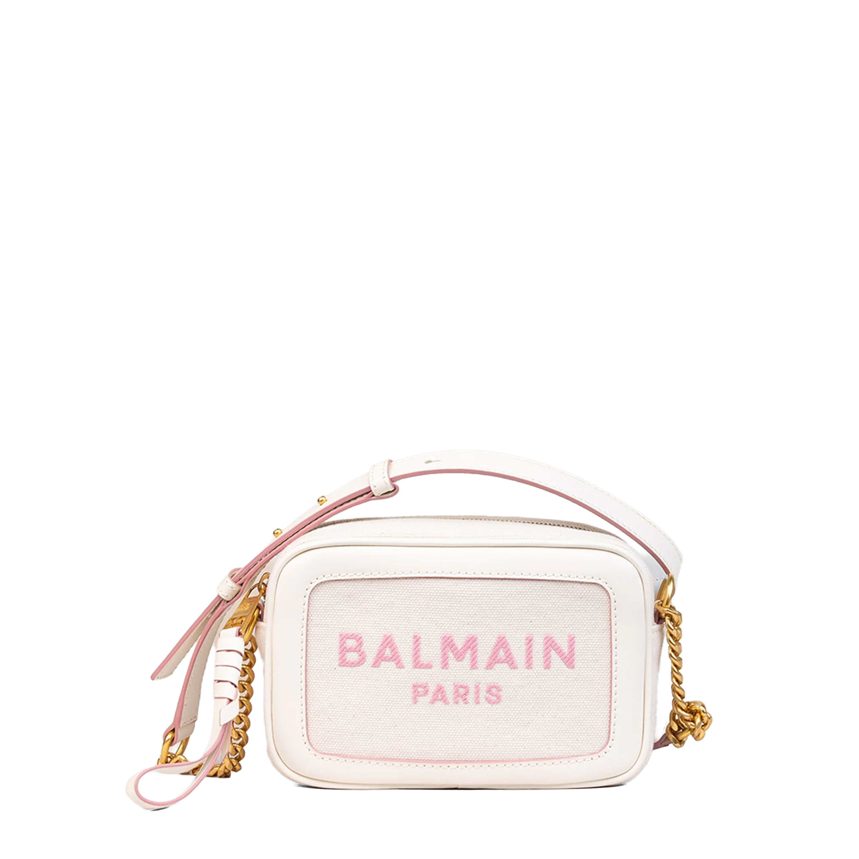 Cartera Beige Balmain B-Army Camera Case