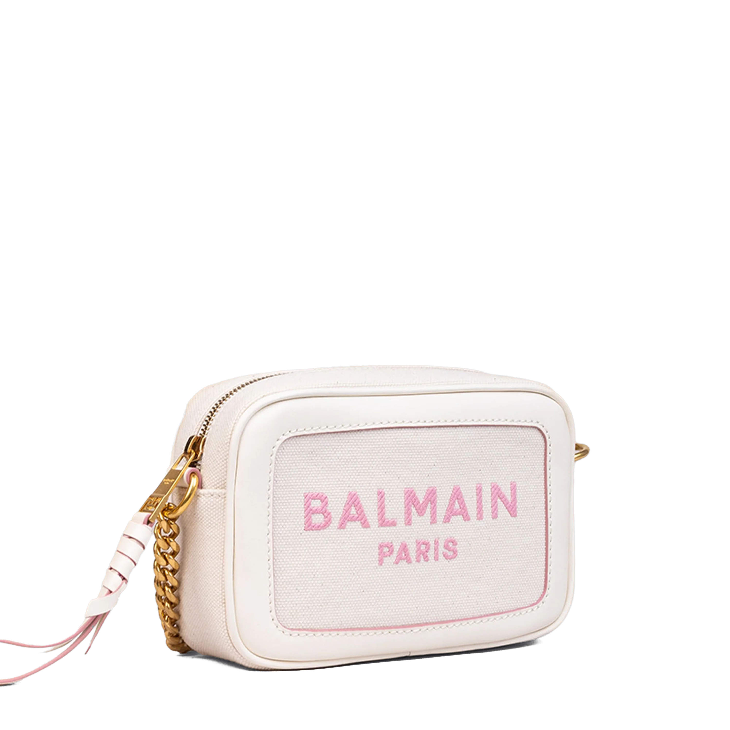 Cartera Beige Balmain B-Army Camera Case