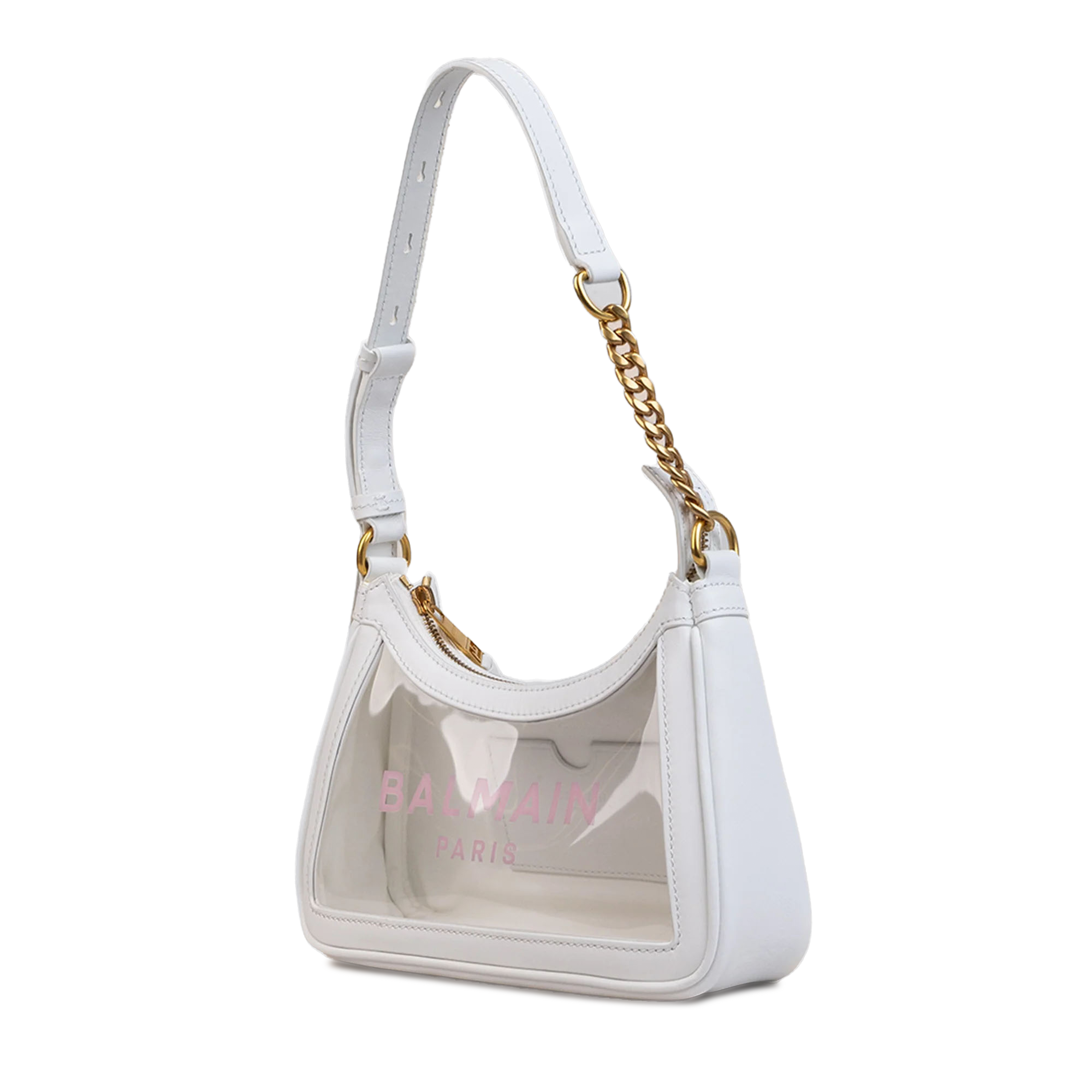 Cartera Blanca Balmain B-Army Recycled