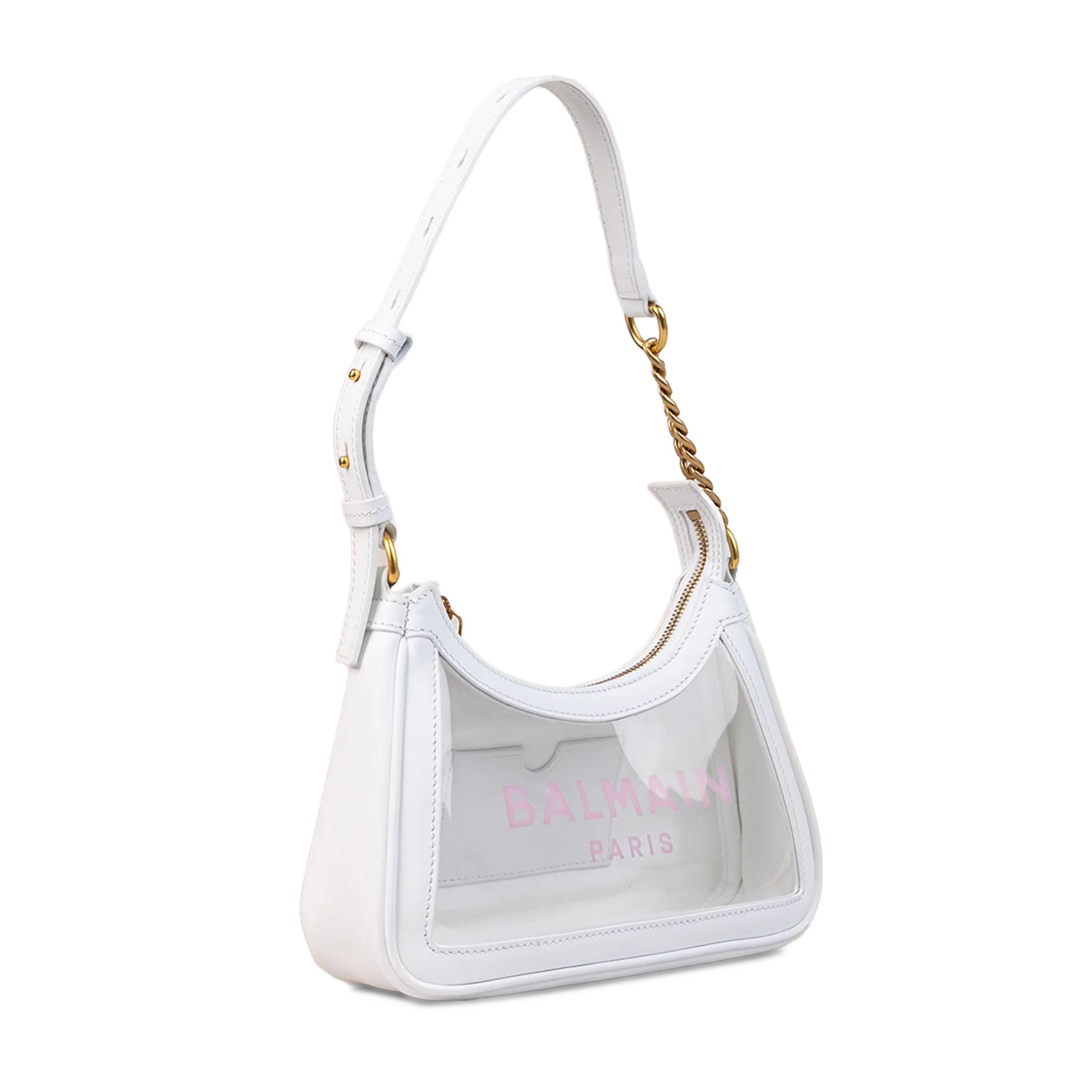 Cartera Blanca Balmain B-Army Recycled