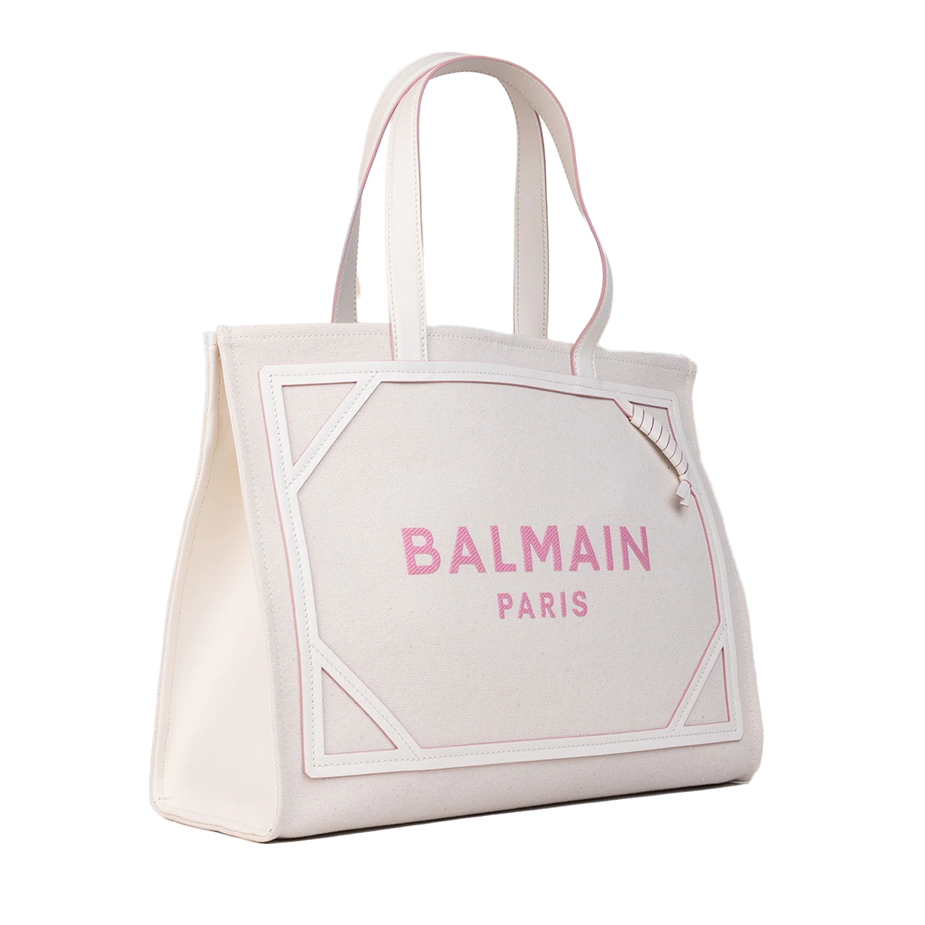 Cartera Beige Balmain B-Army Shopper Medium
